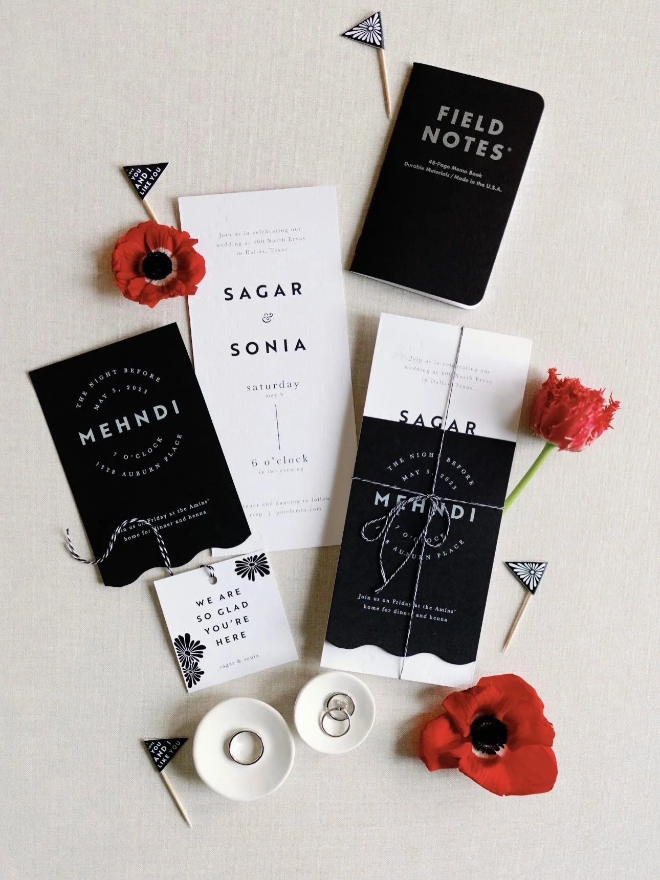 Modern and sleek with a touch of tradition. Sonia &amp; Sagar&rsquo;s day beautifully blended the best of both worlds. Every detail was thoughtfully chosen, and the result was nothing short of stunning&mdash;just like the two of them. 
#atxeventplann