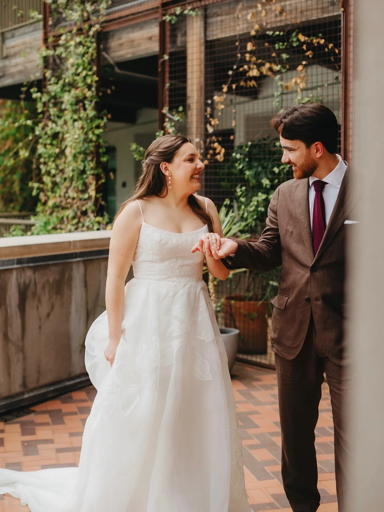 As the real life people who get to plan and execute your wedding day, one of our absolute favorite parts is witnessing your first looks. 

Watching our couples (like Sophia &amp; Nick pictured) see each other for the first time is such a special mome