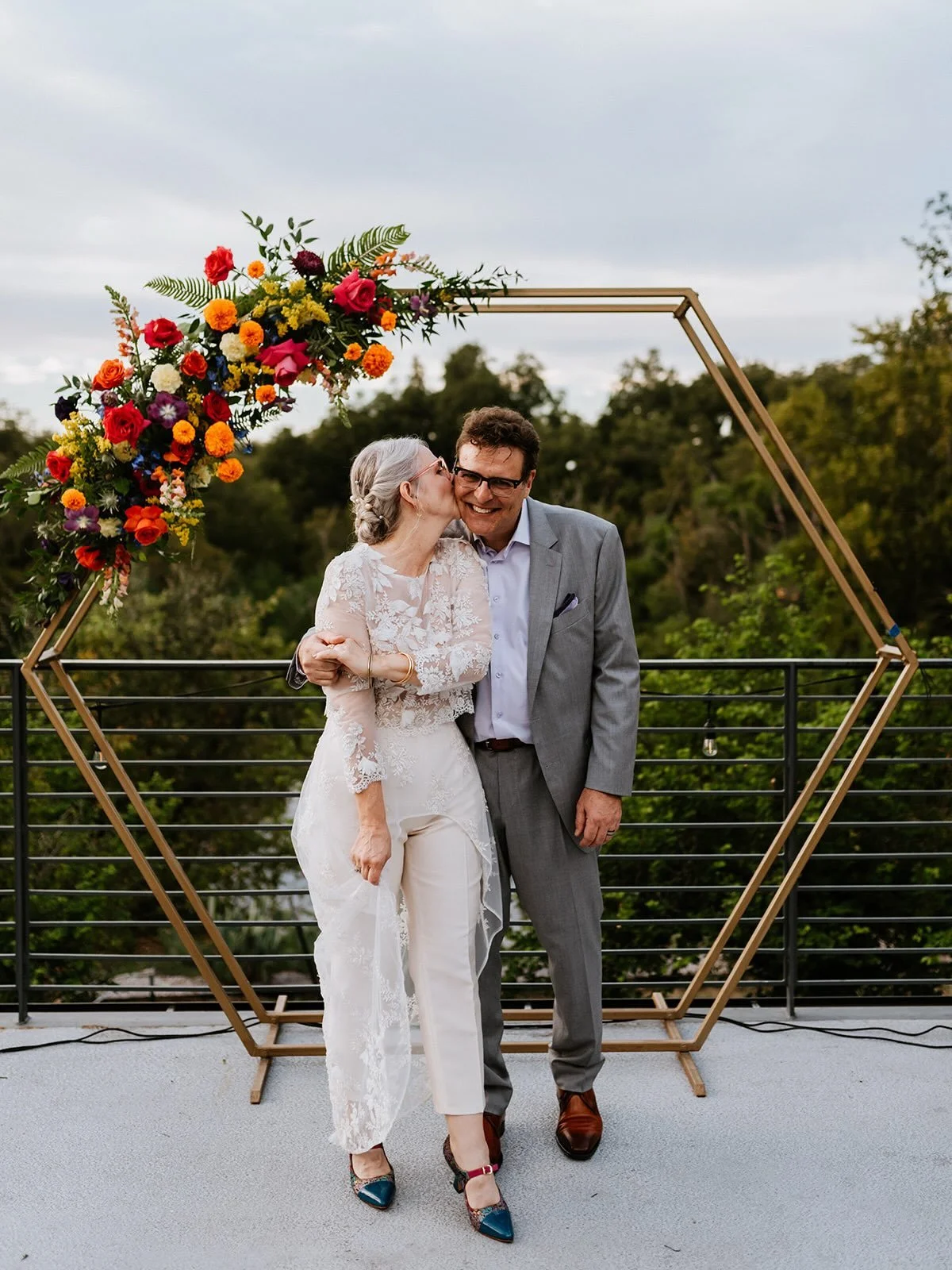 When Vanessa booked us for their wedding her only request was simple. &ldquo;I want color&rdquo;. Their gathering was an intimate event for 45 people and she wanted it to feel intentional without breaking their budget. She gave us free rein of the de