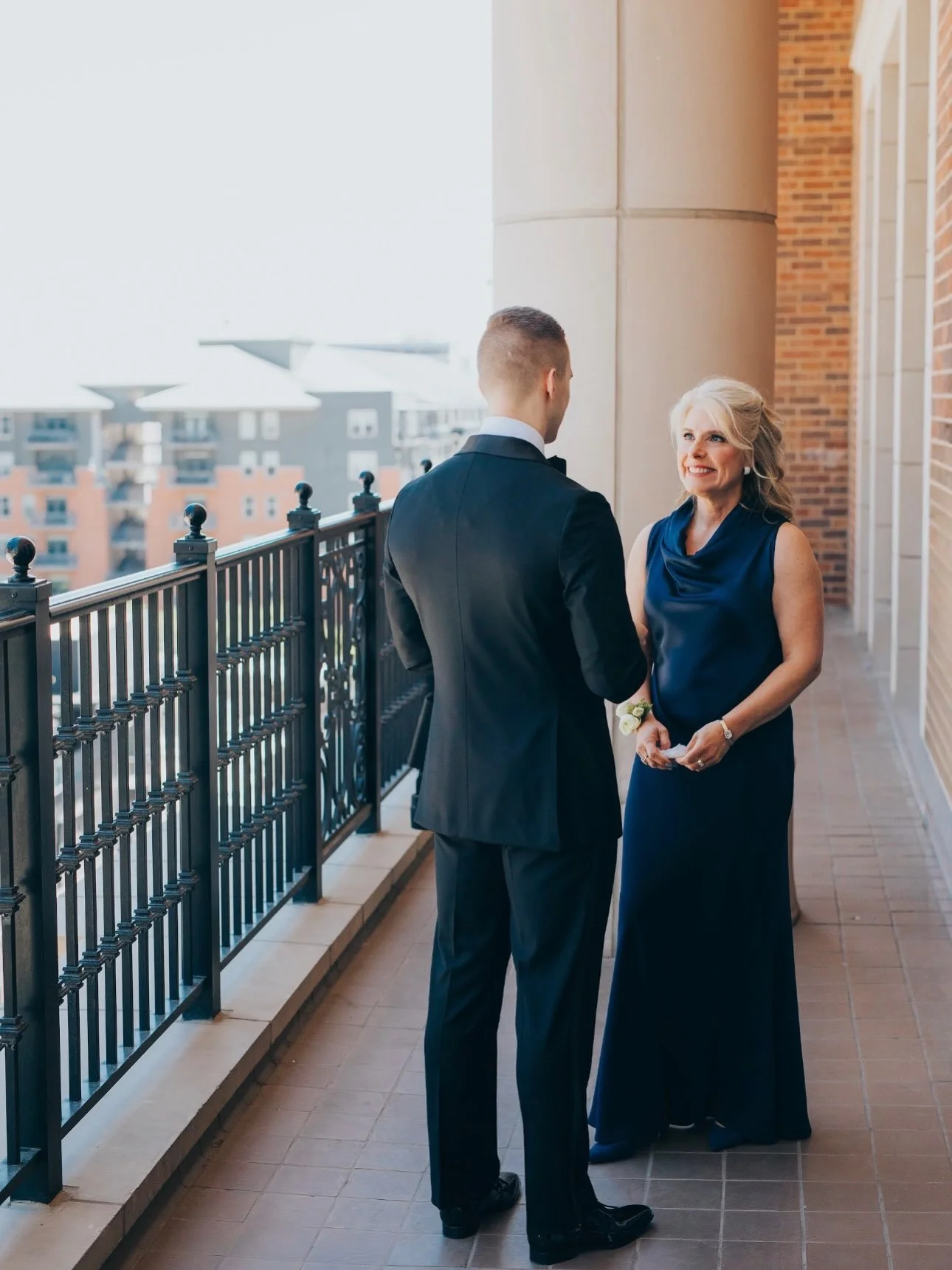 First looks are such a special part of a wedding day, and sometimes those moments are meant to be shared with more than just your partner. 

Ana &amp; Ari shared their first looks not only with each other, but with their parents, too. A son sharing a