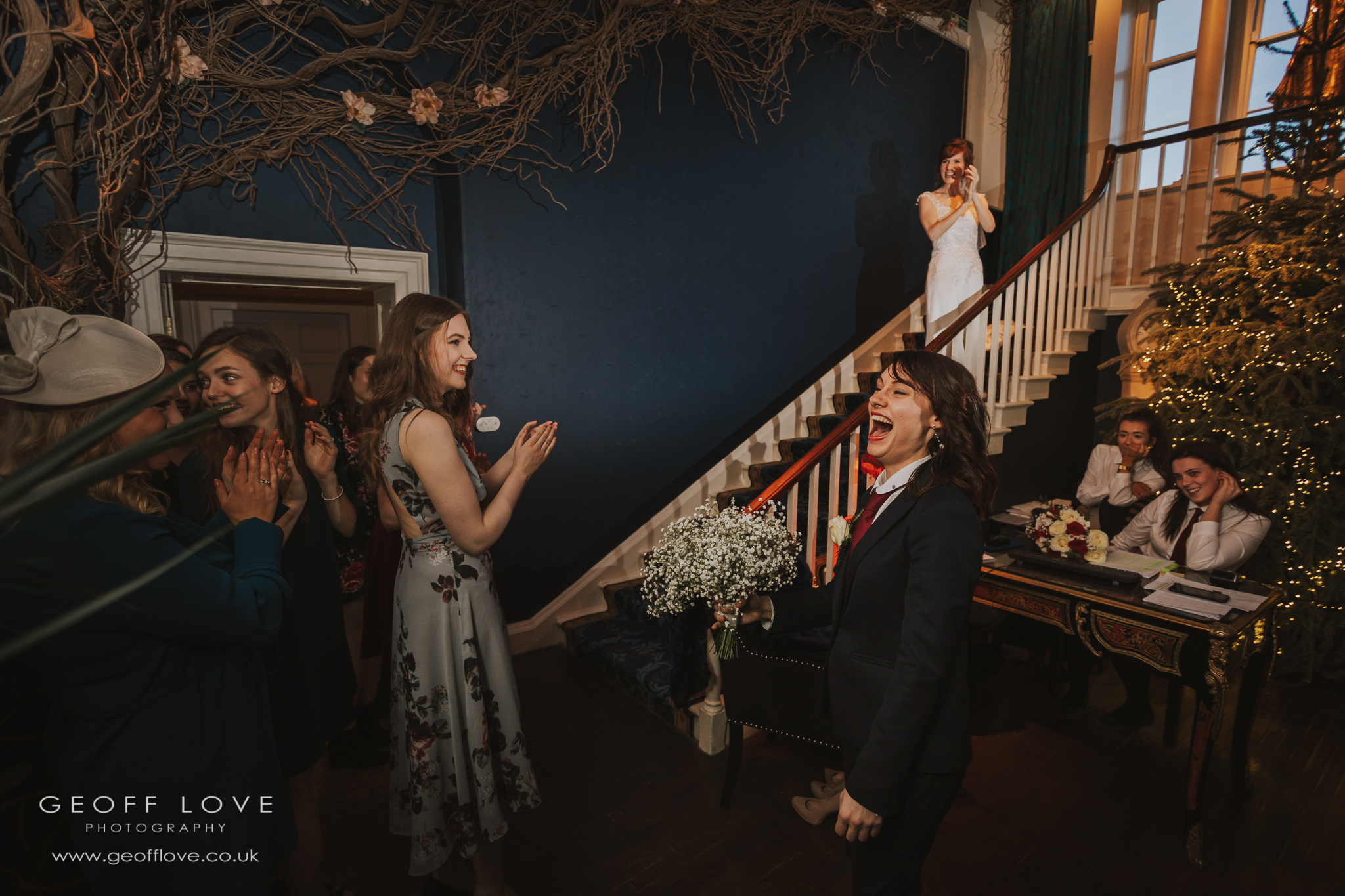 newton hall wedding photos