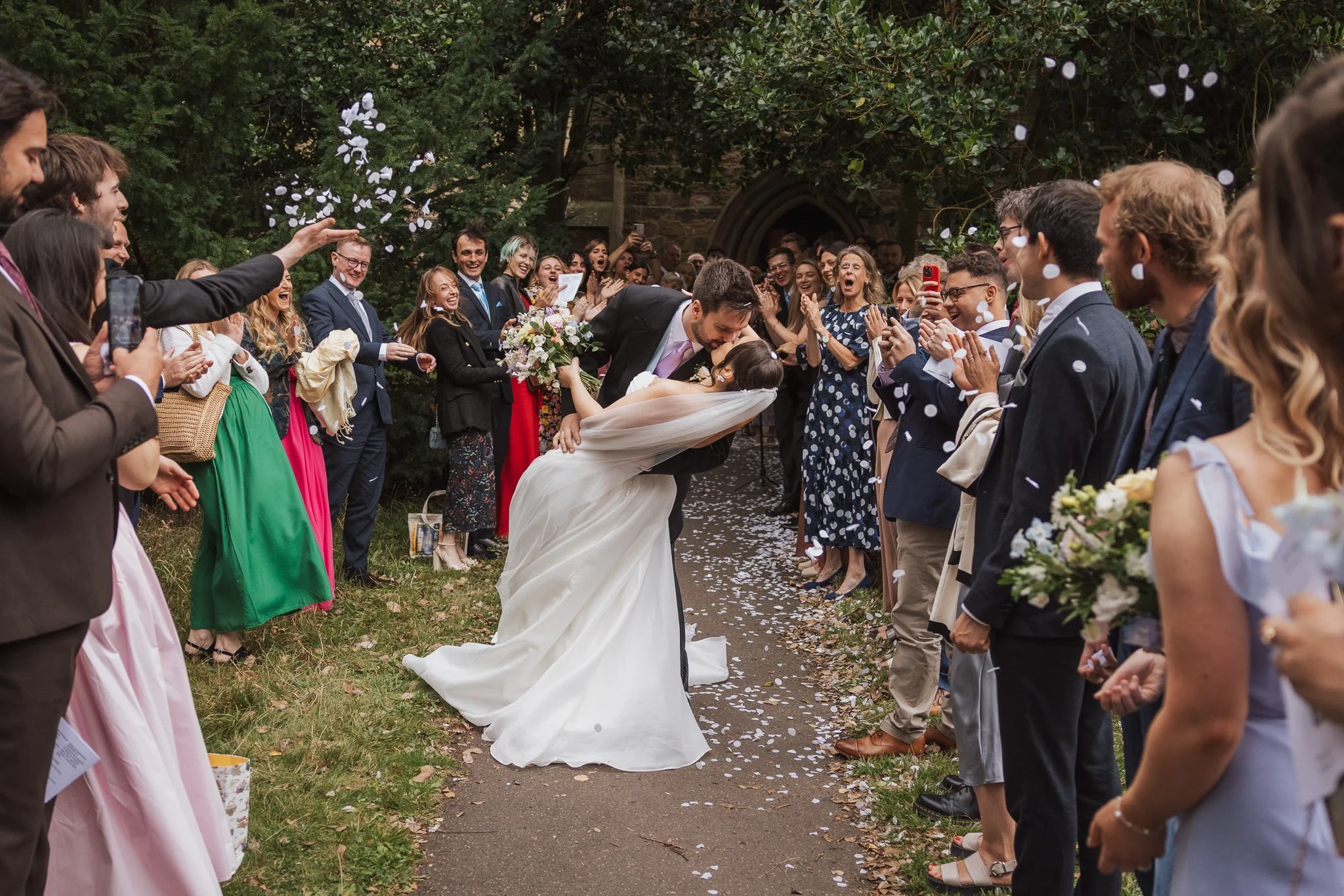 st oswalds church durham wedding photographer