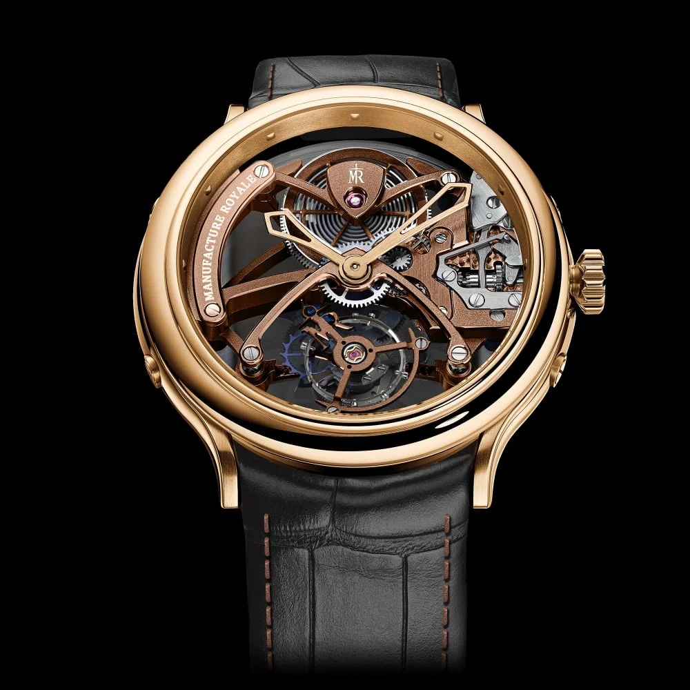 1770 Rose Gold Flying Tourbillon Chocolate Skeleton