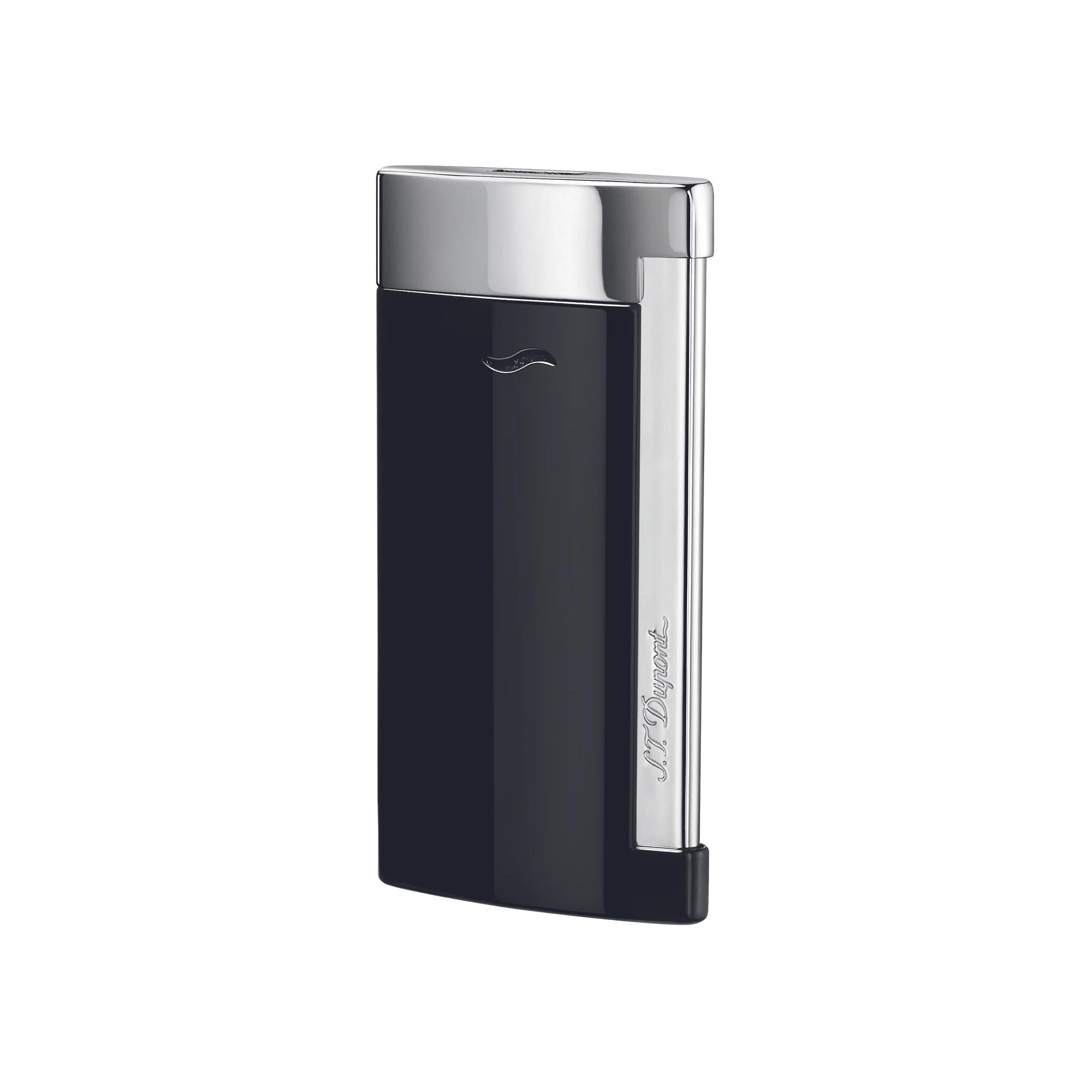 S.T. DUPONT SLIM 7 CHROME FINISH LIGHTER BLACK