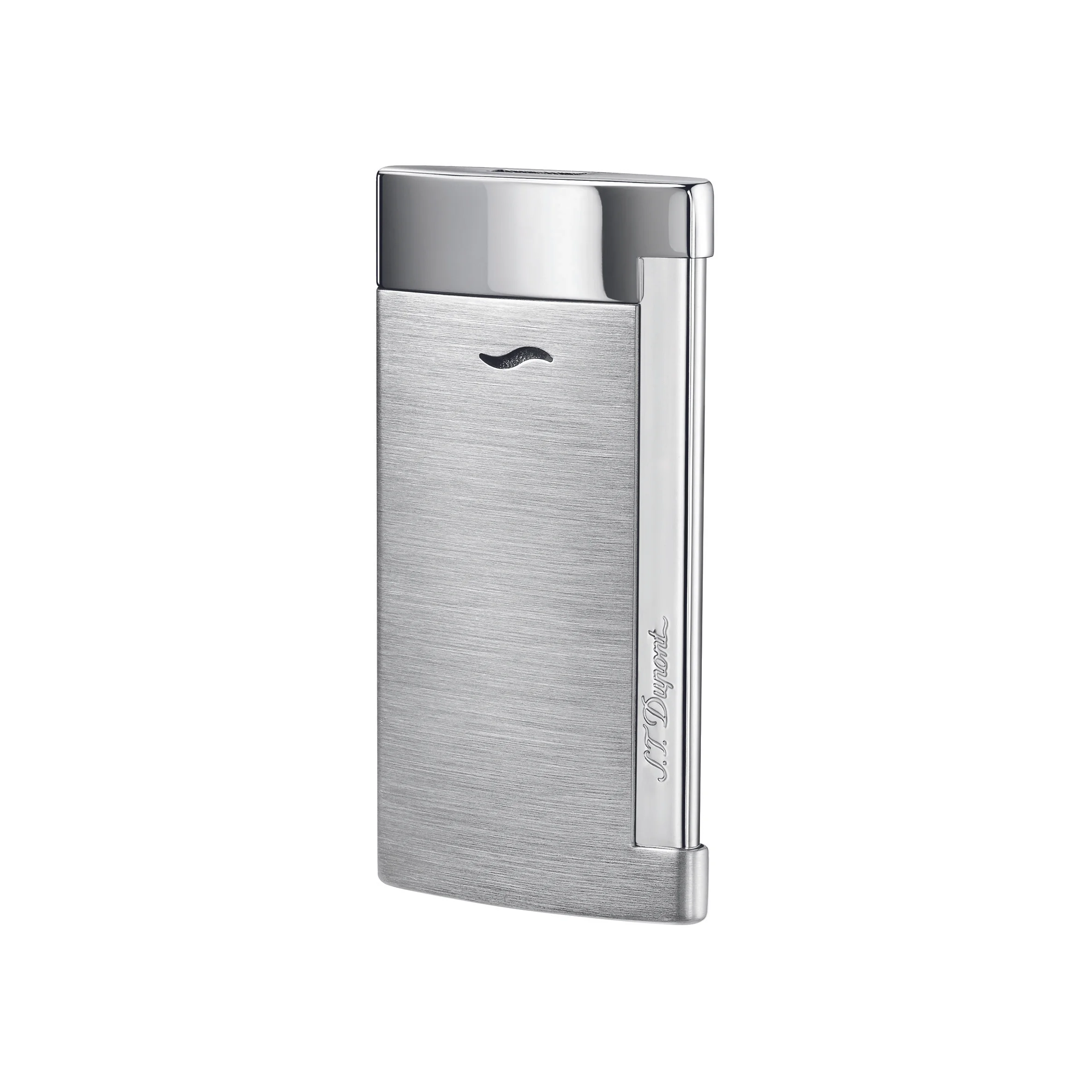 S.T. DUPONT SLIM 7 BRUSHED CHROME FINISH LIGHTER 