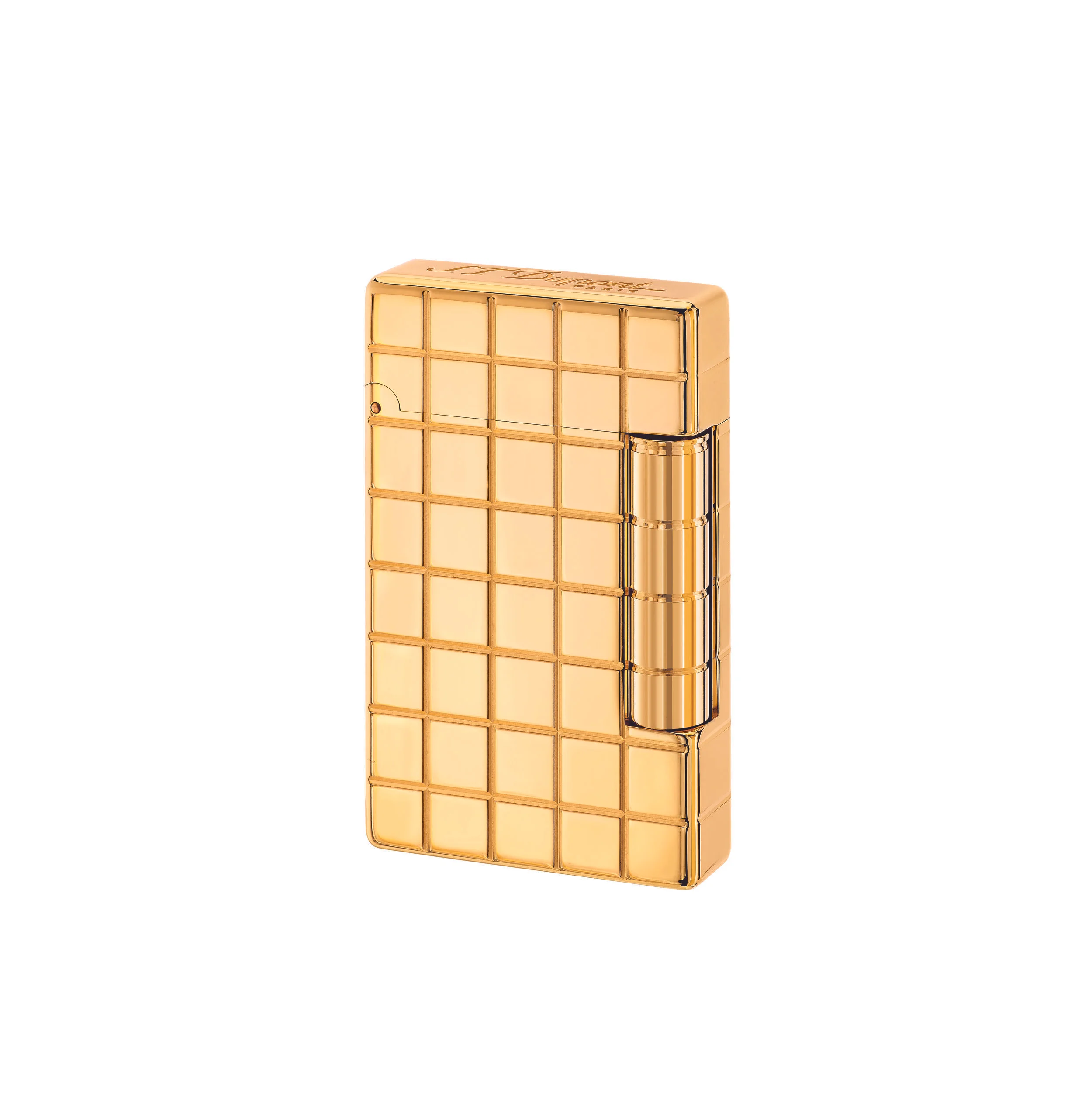 S.T. DUPONT INITIAL GOLDEN BRONZE FINISH LIGHTER