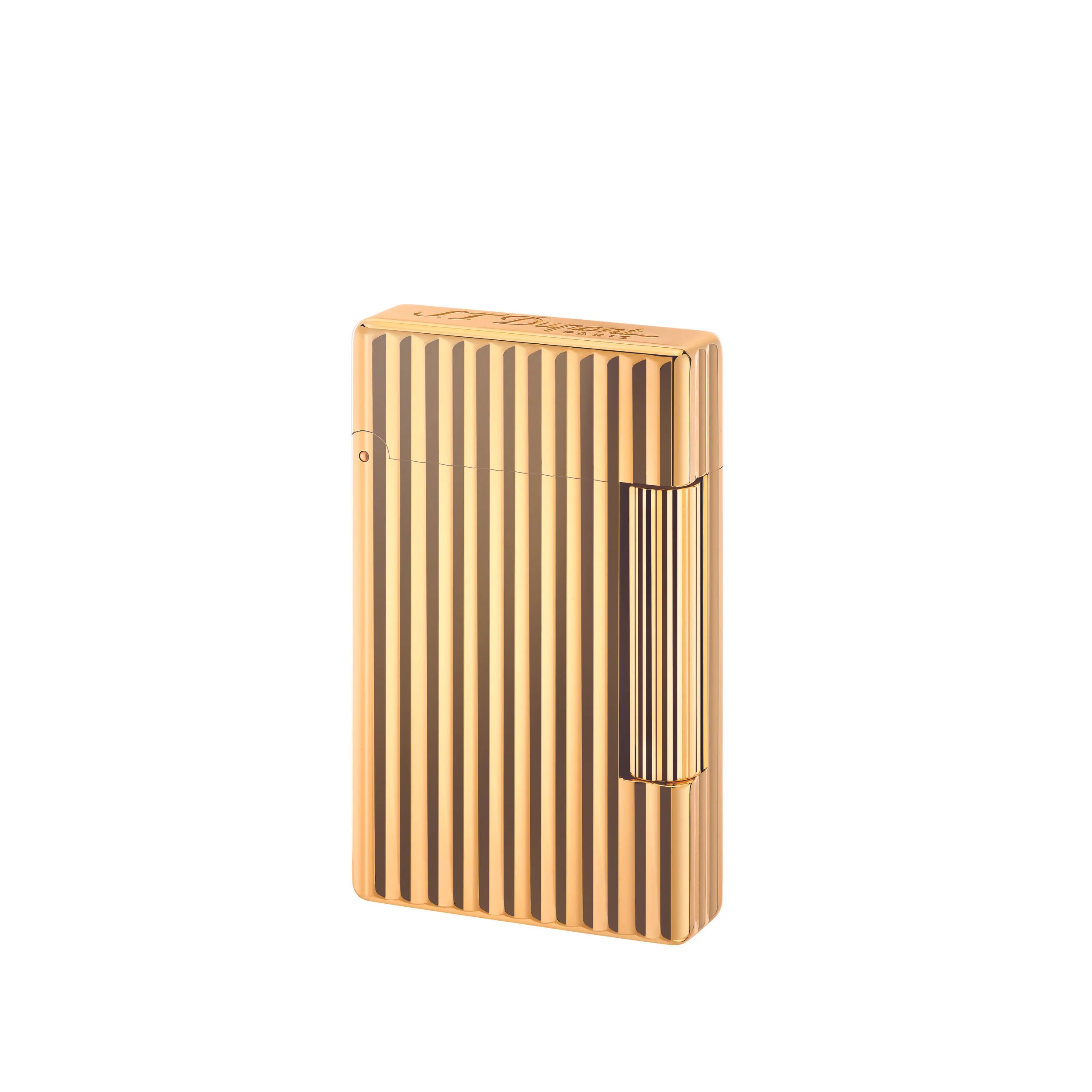 S.T. DUPONT INITIAL GOLDEN BRONZE FINISH LIGHTER