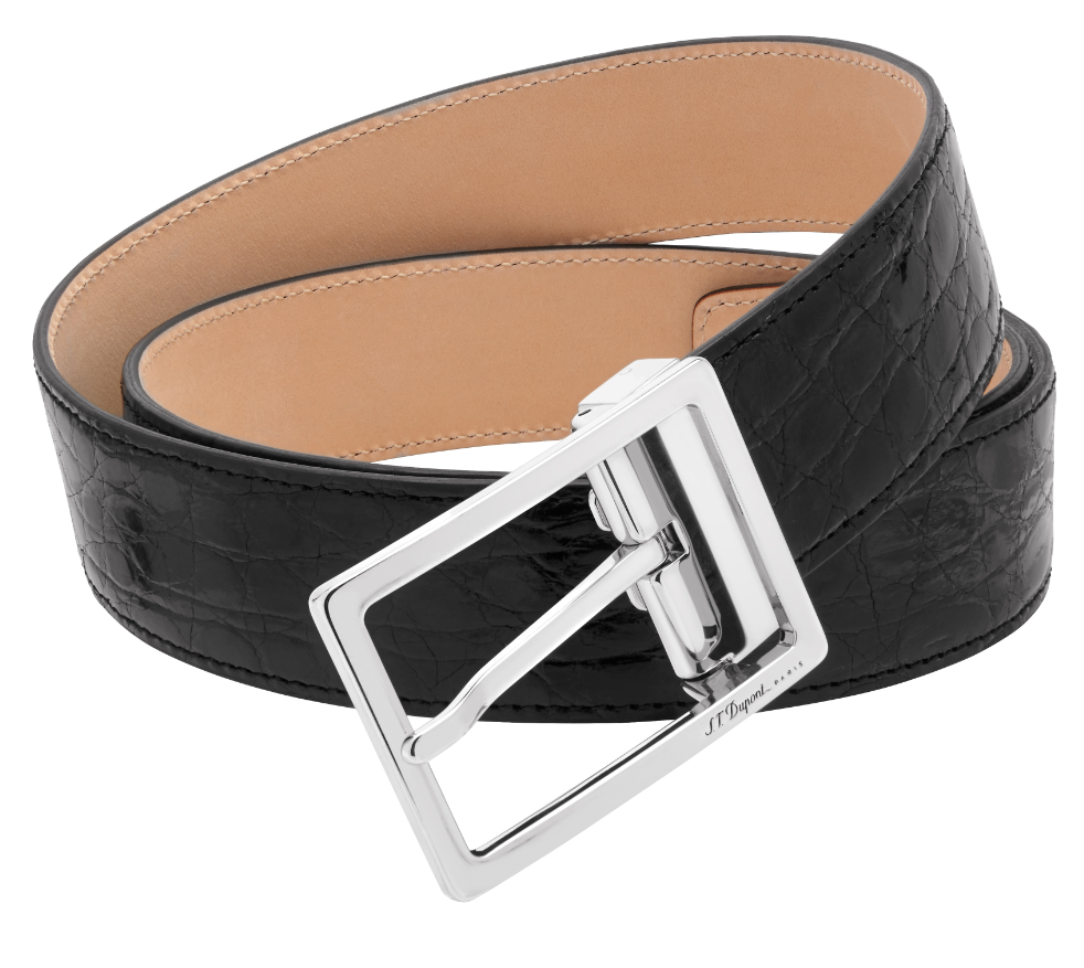 S.T. DUPONT CROCO AND PALLADIUM EXOTIC BELT COLLECTION - 35  display picture 3