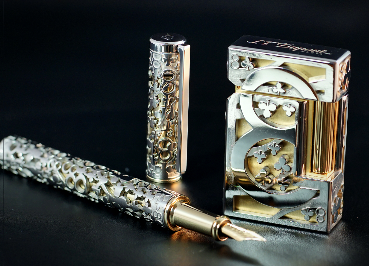DUPONT記念 S.T. DUPONT HAUTE CREATION LUCKY 8 COLLECTION — The