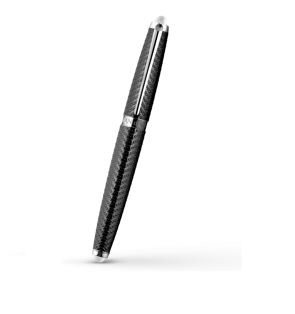 Caran d'Ache Limited Edition Black Lalique Crystal Rhodium Trim Collection