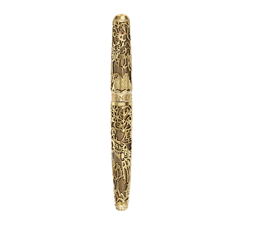 Caran d'Ache Limited Edition Artist Collection Solid Gold Phoenix Fountain Pen