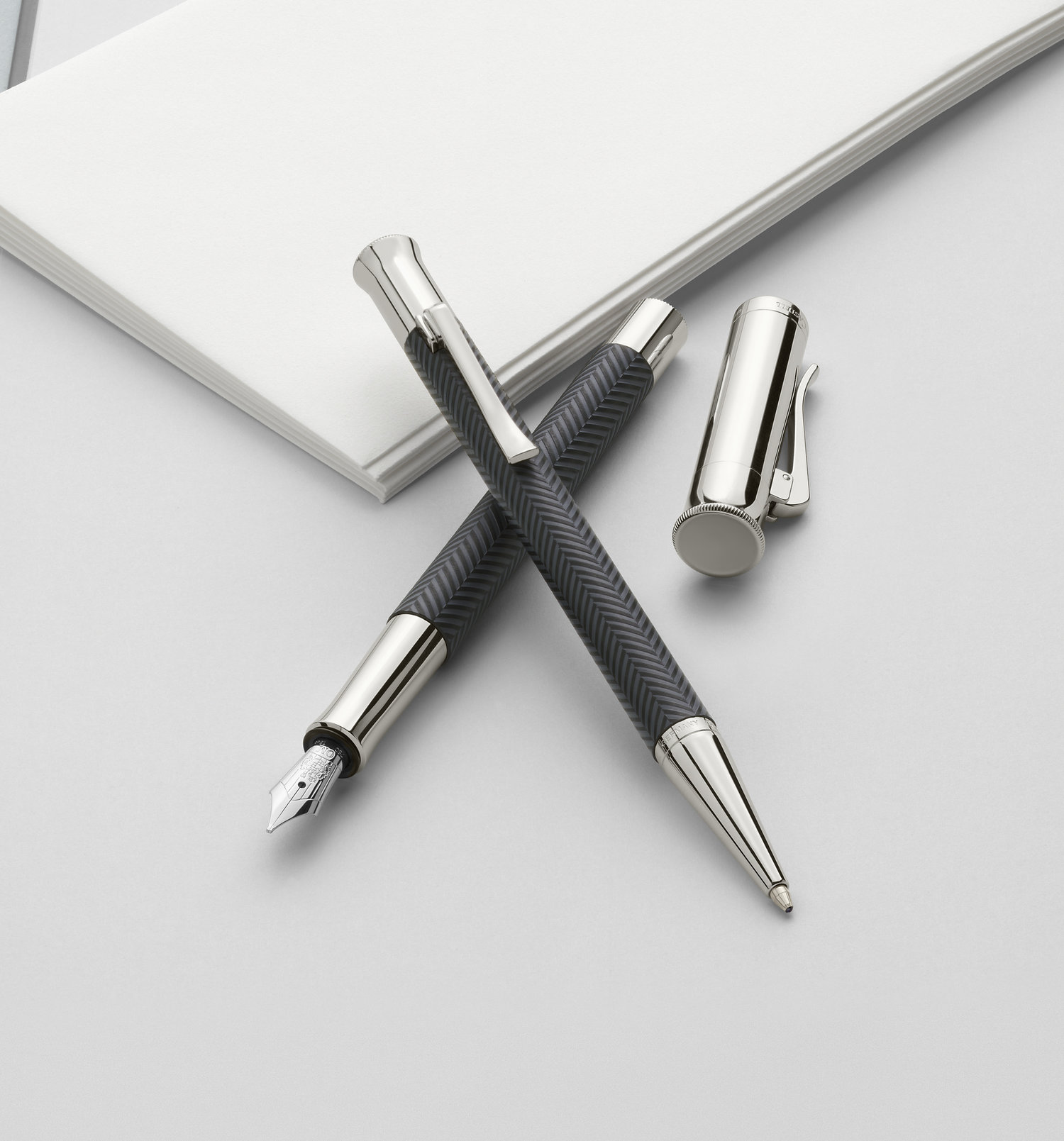 Graf Von Faber-Castell Guilloche Ciselé Anthracite Black Collection — The  Lifestyle, Curated Luxury