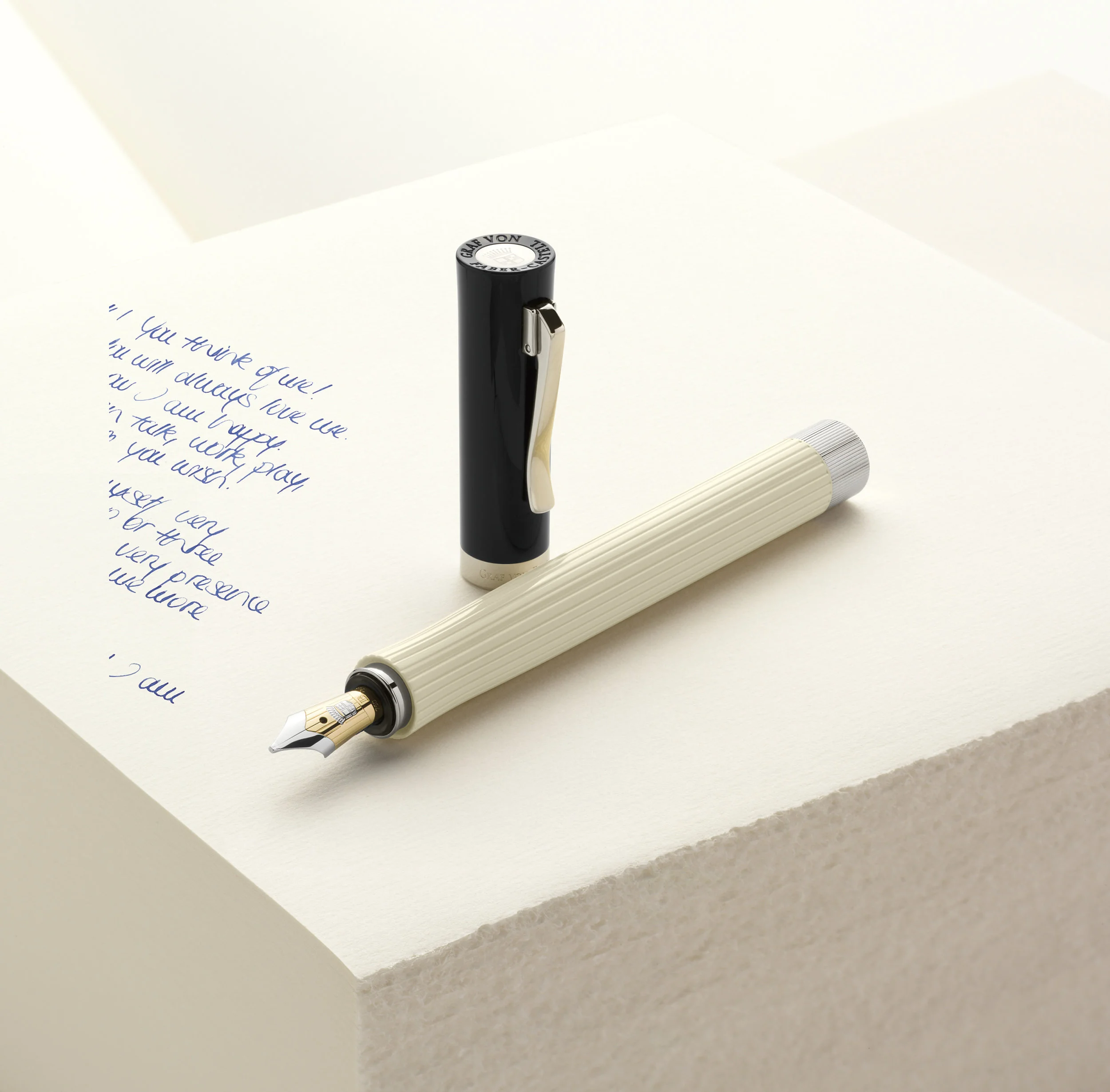 Graf Von Faber-Castell Intuition Fluted Ivory Collection