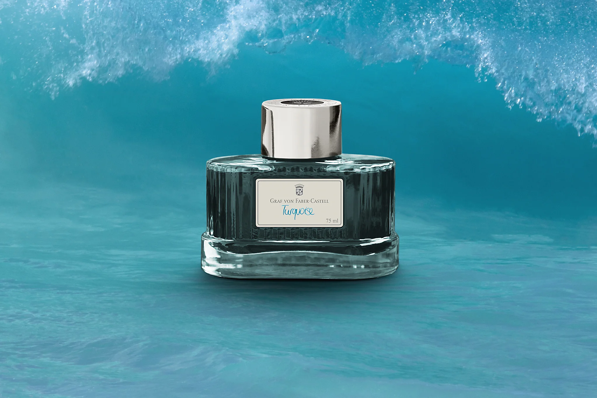 Graf Von Faber-Castell Ink Bottle Turquoise 75ml