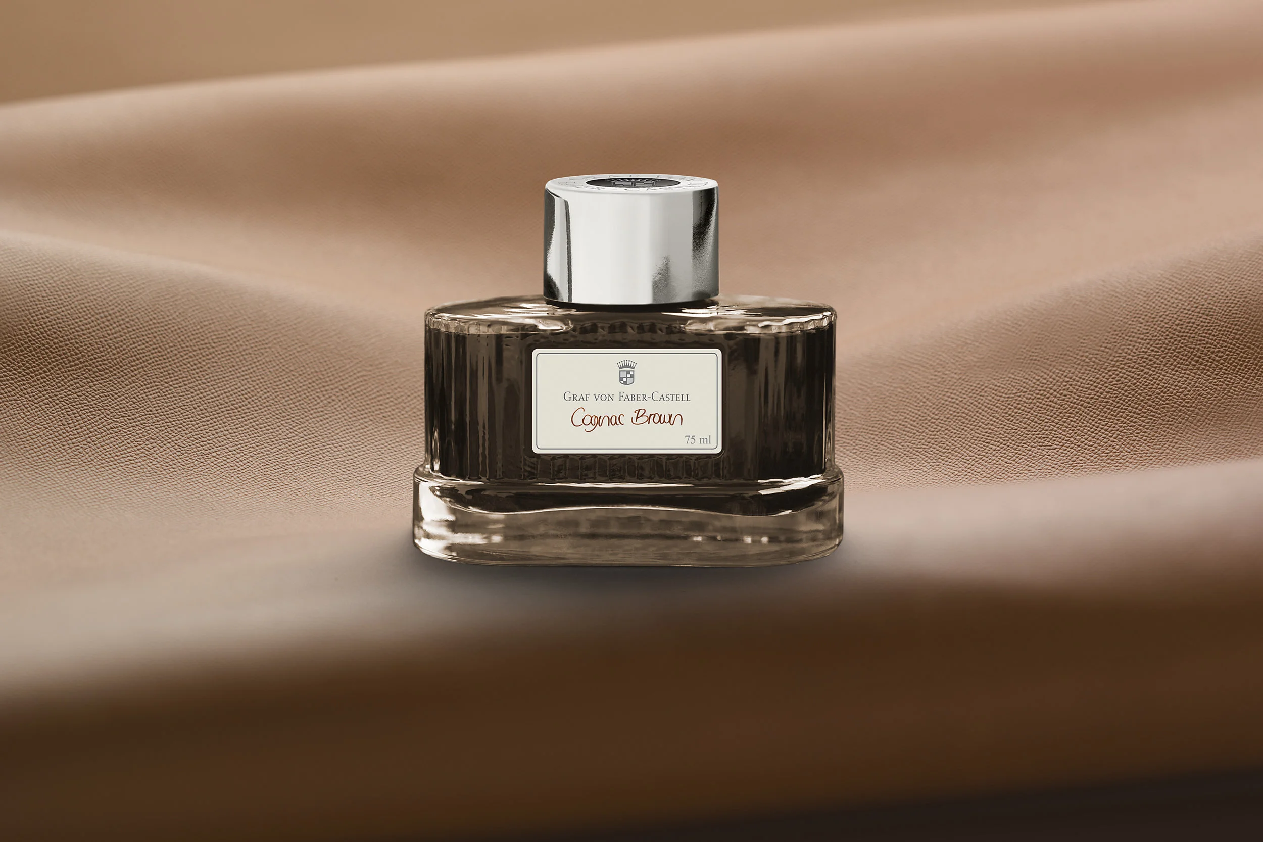 Graf Von Faber-Castell Ink Bottle Cognac Brown 75ml