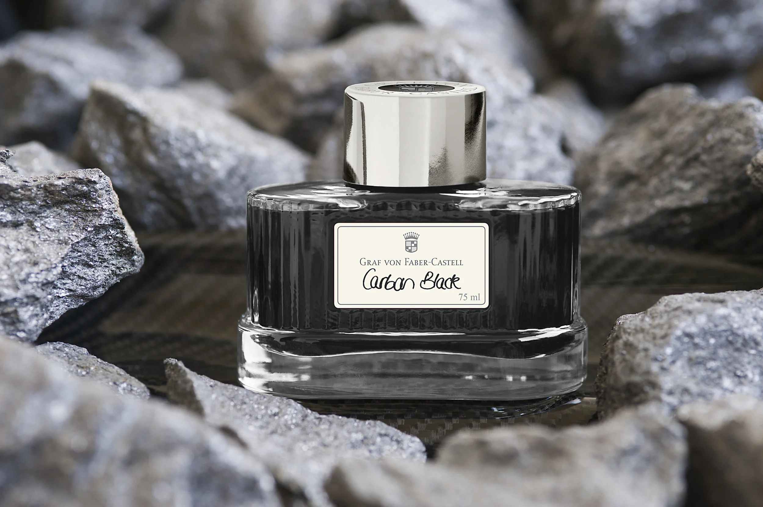 Graf Von Faber-Castell Ink Bottle Carbon Black 75ml