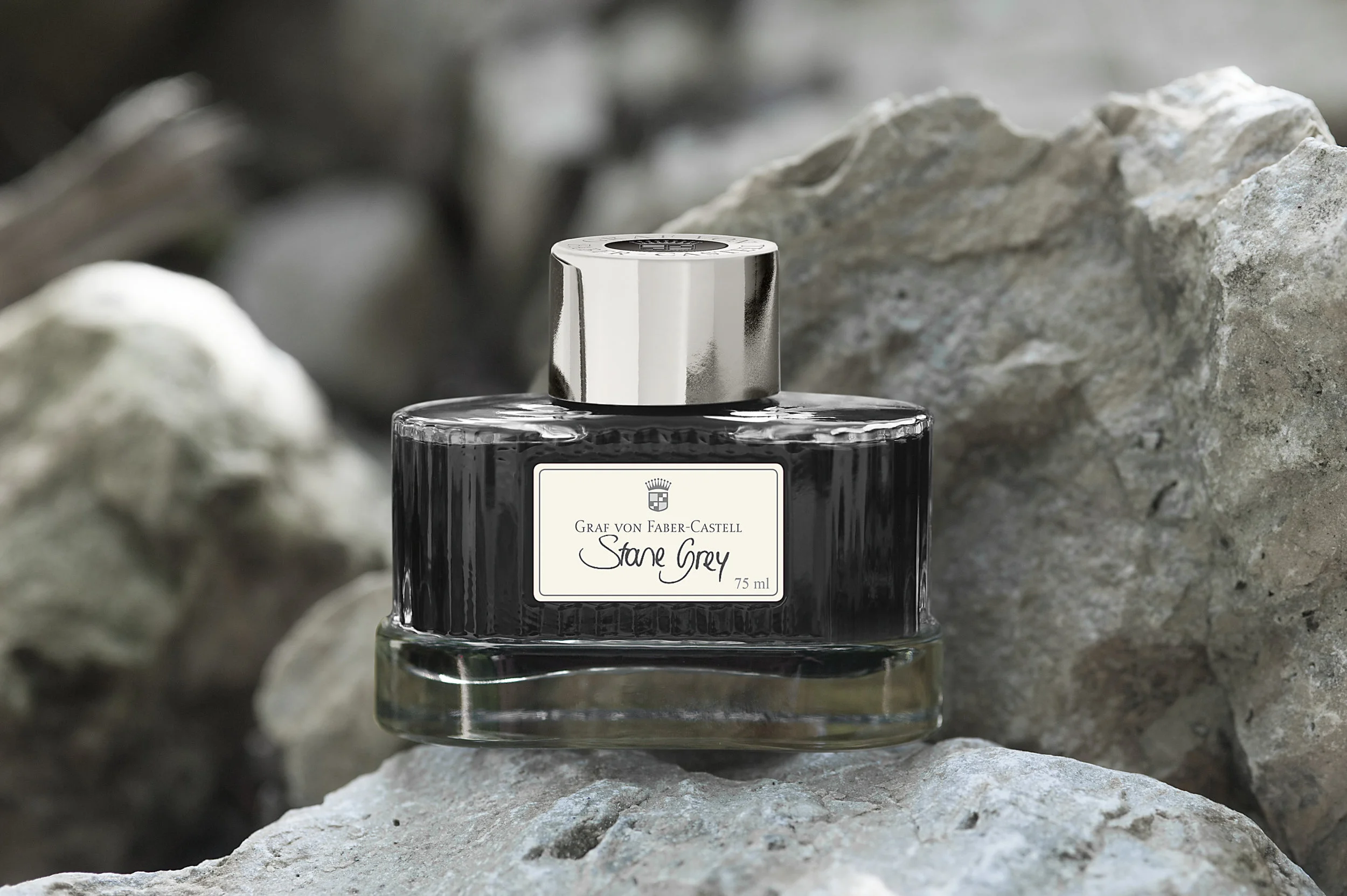 Graf Von Faber-Castell Ink Bottle Stone Grey 75ml