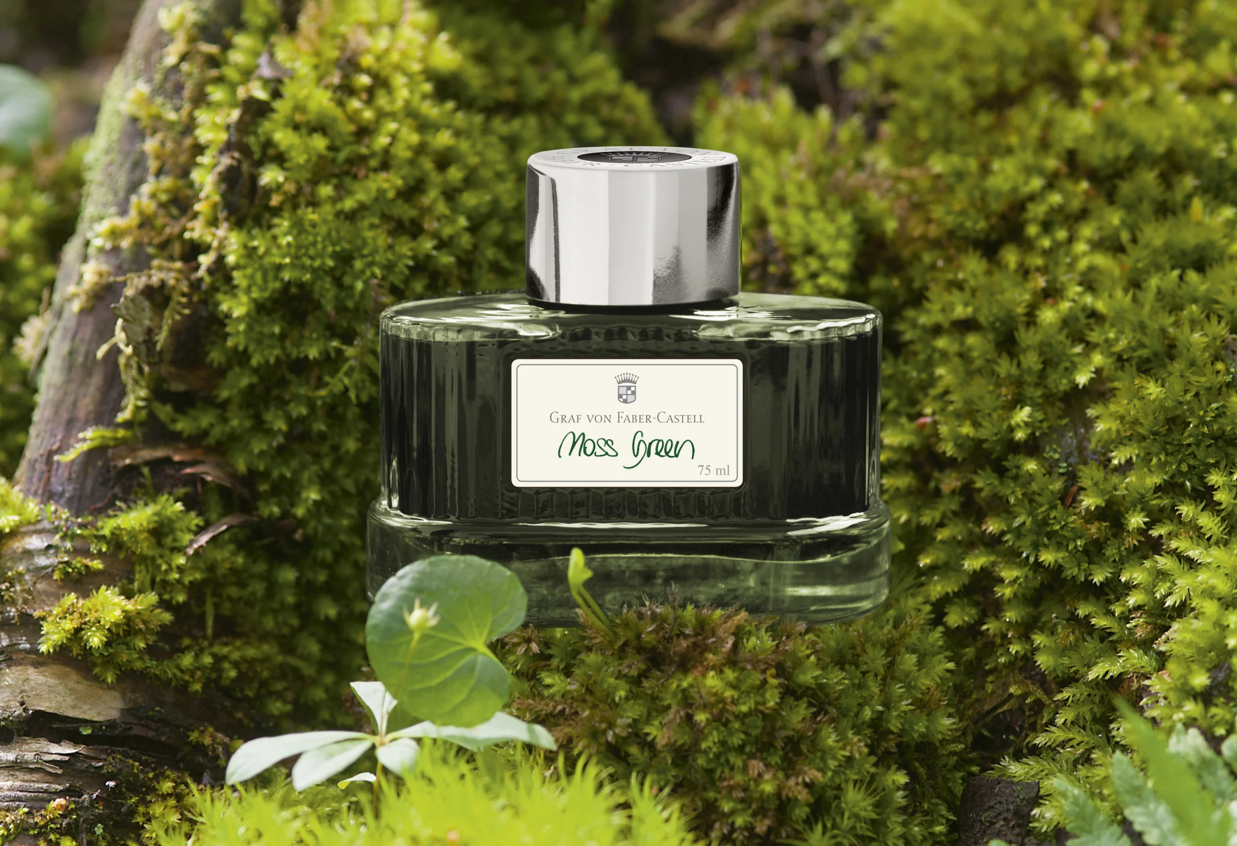 Graf Von Faber-Castell Ink Bottle Moss Green 75ml