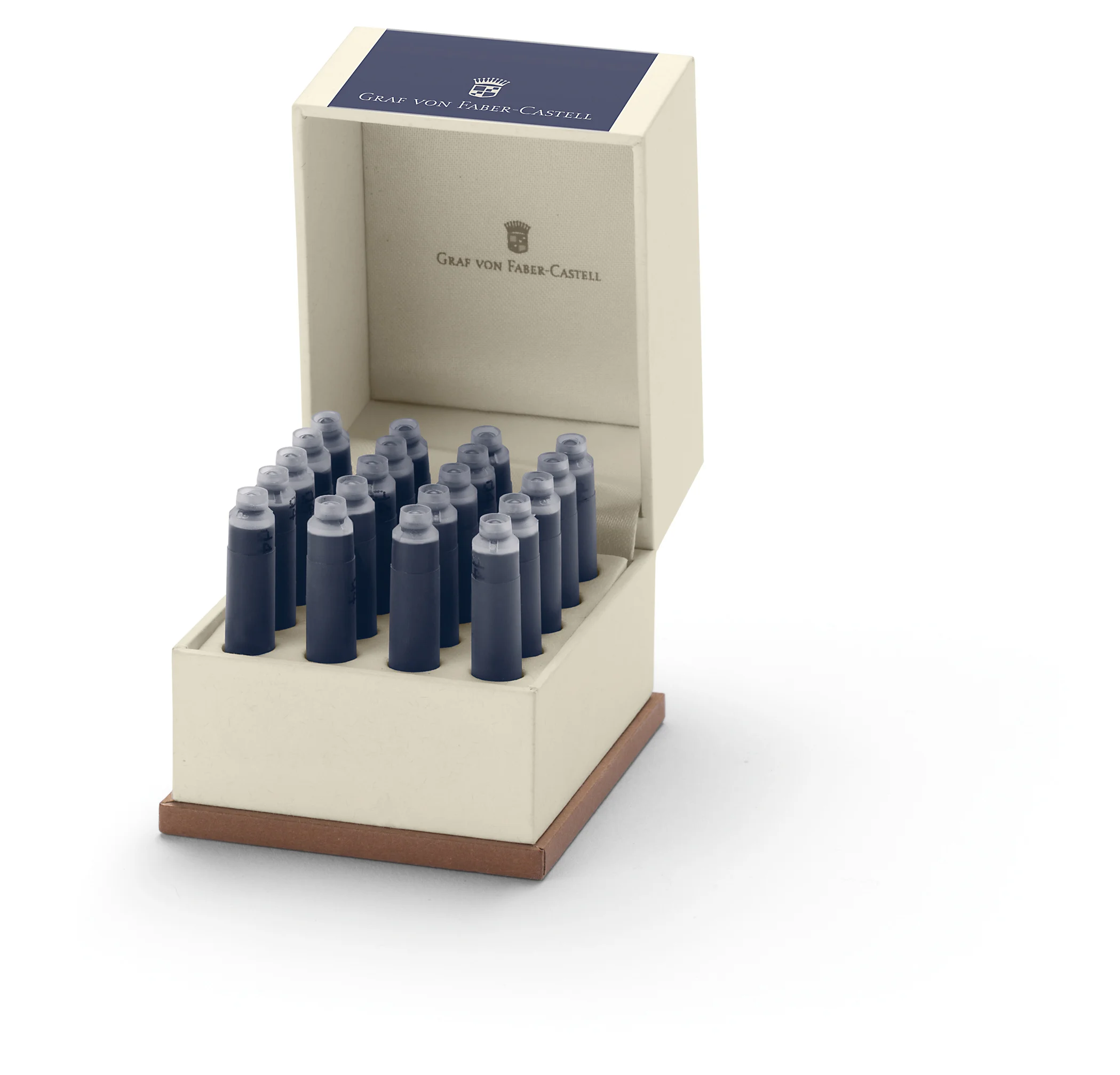 Graf Von Faber-Castell Ink Cartridges Midnight Blue (20 Pack)