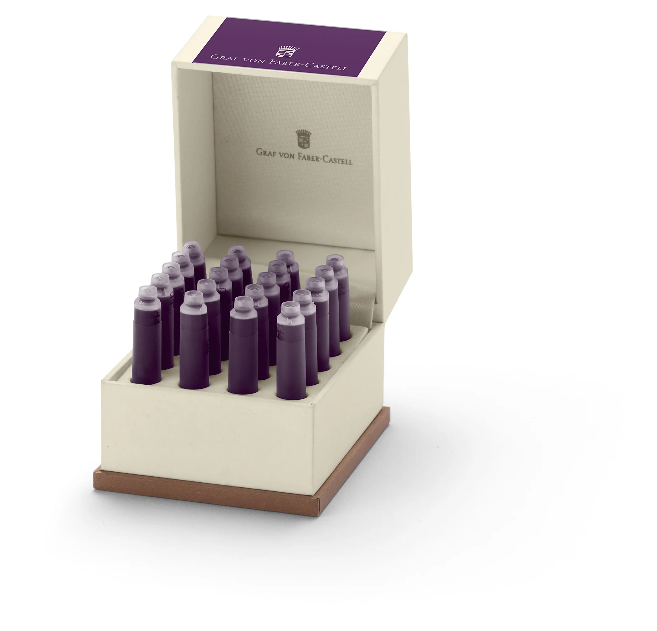 Graf Von Faber-Castell Ink Cartridges Violet Blue (20 Pack)