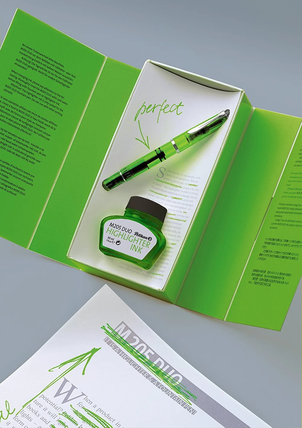 Pelikan M205 DUO HIGHLIGHTER 2本セット（Pelikan Classic M205 DUO 
