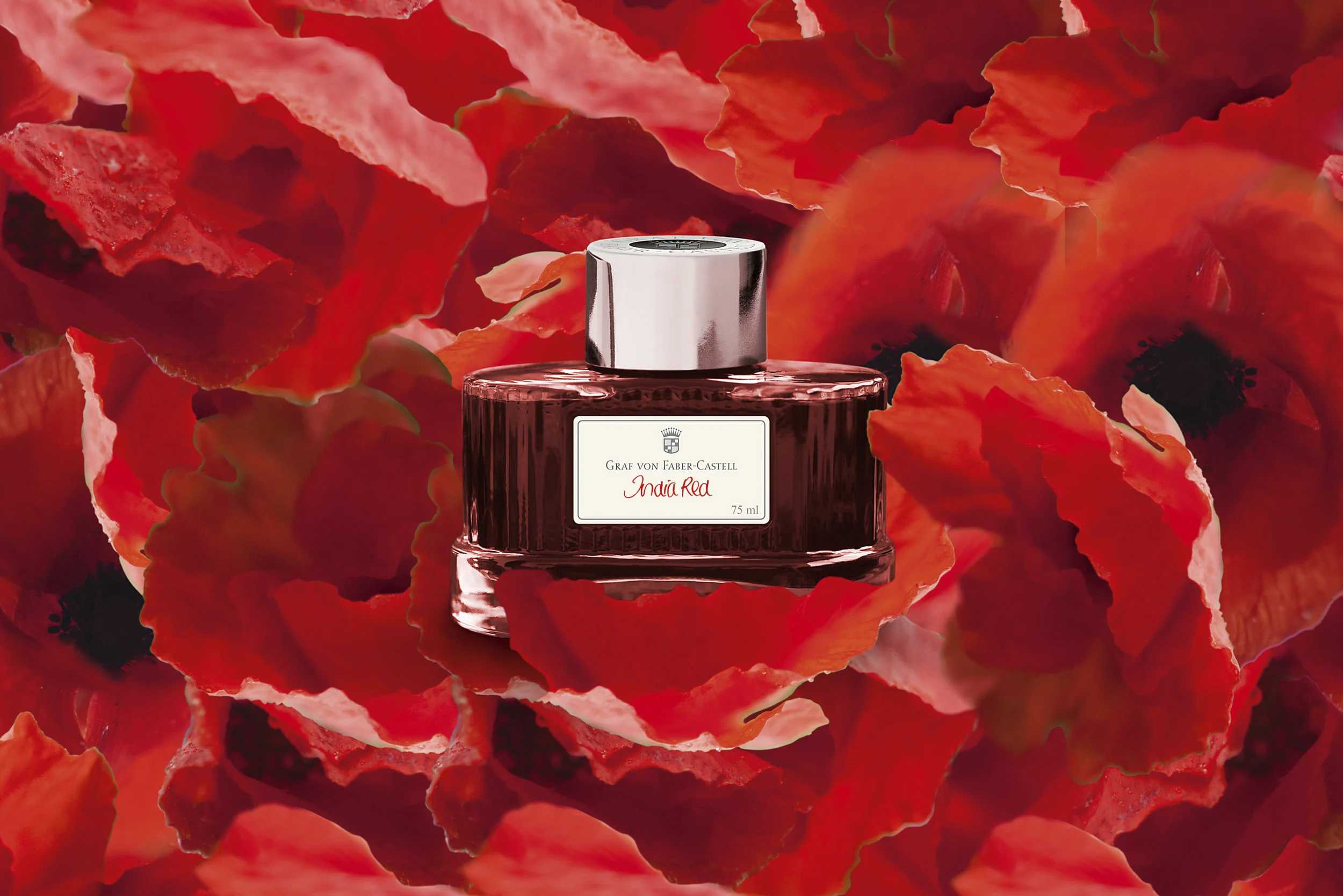 Graf Von Faber-Castell Ink Bottle India Red 75ml