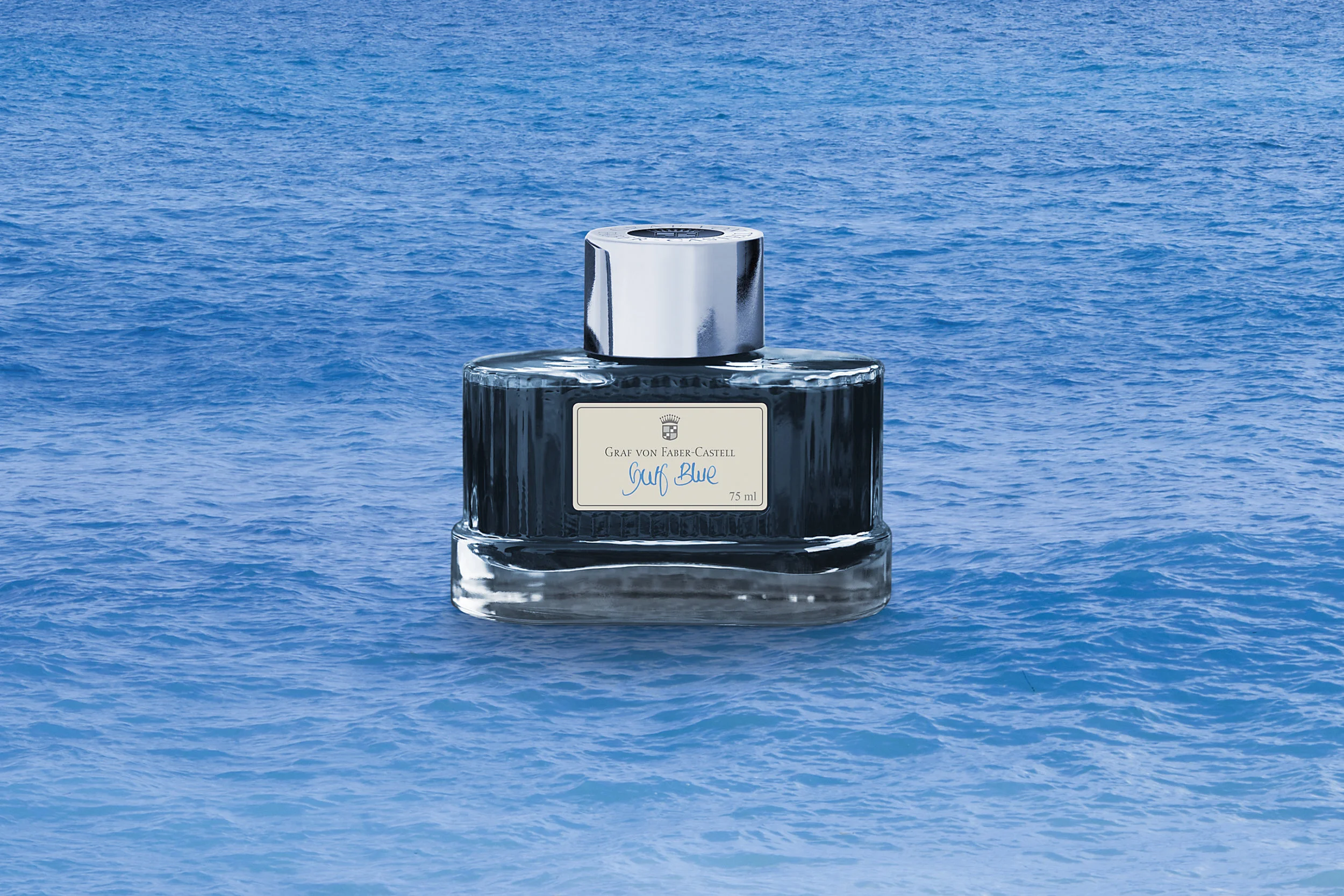 Graf Von Faber-Castell Ink Bottle Gulf Blue 75ml