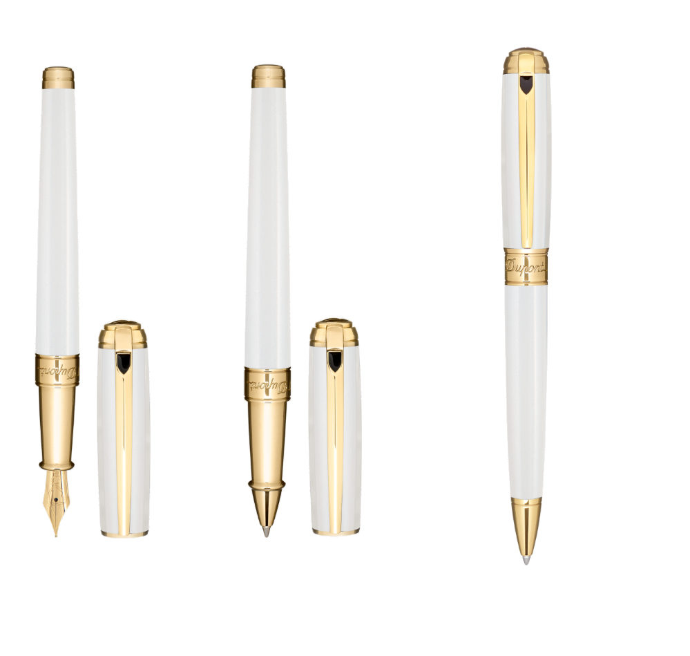 St Dupont Line D Collection Pearly White Gold 2018.png