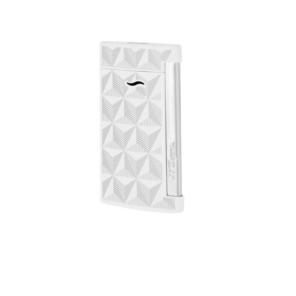 S.T. Dupont Slim 7 Firehead White Lighter (2019 Release).png