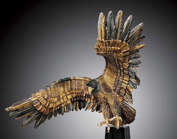 L'Aquart Eagle Life Size Tigerseye
