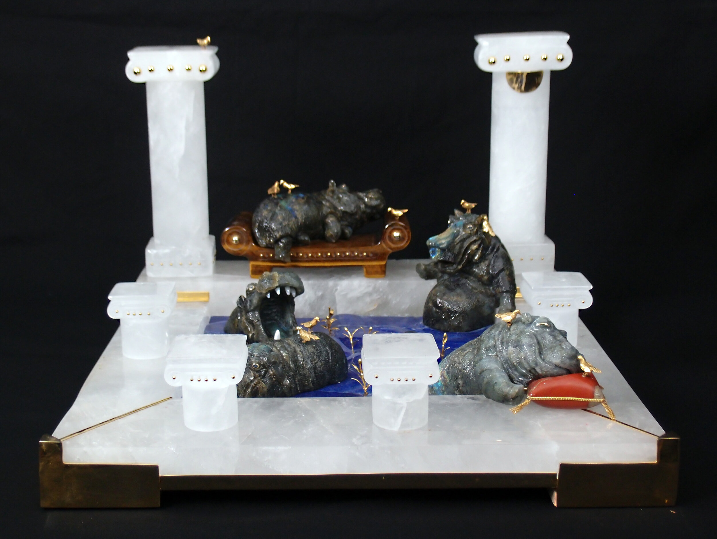 L'Aquart Hippo Decanter Set