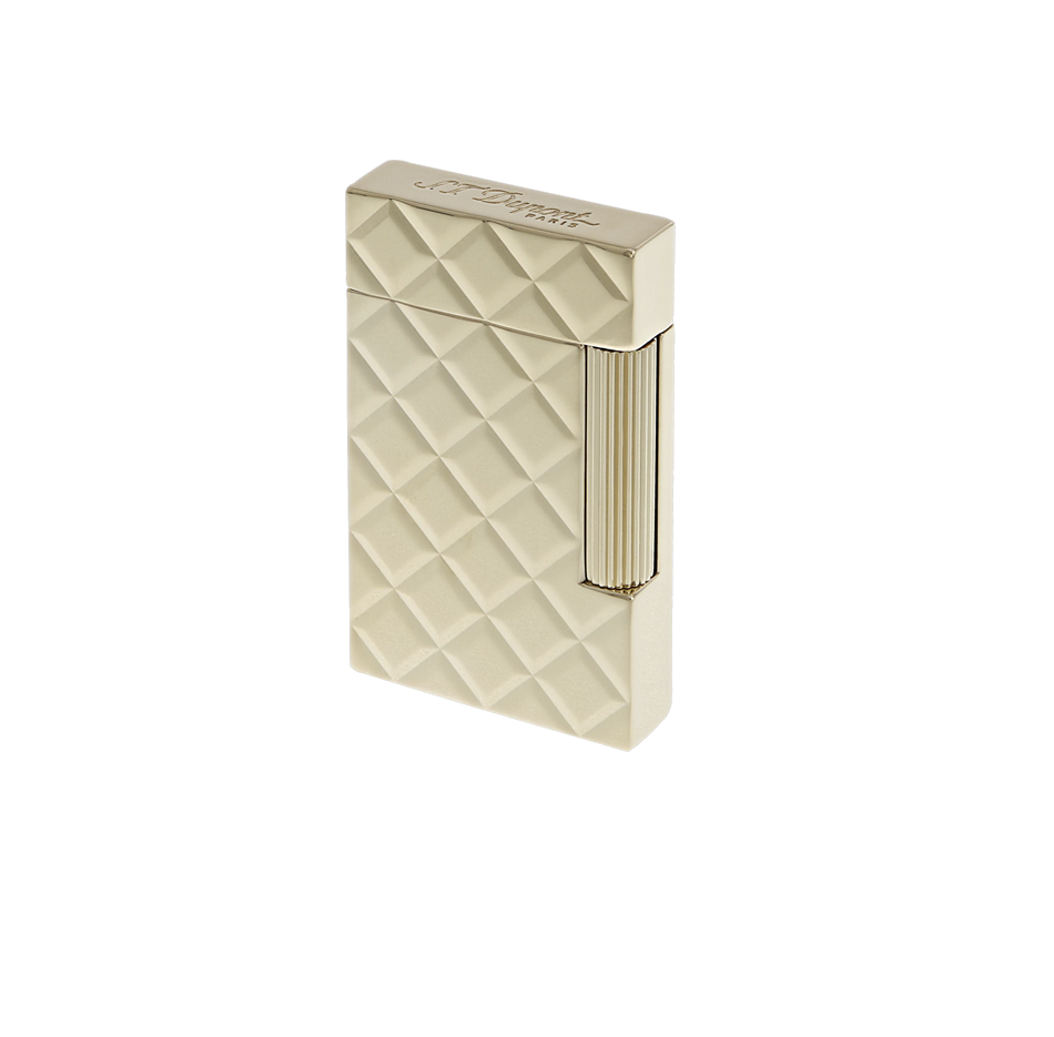 S.T. DUPONT LINE 2 SLIM QUILTED YELLOW GOLD FINISH LIGHTER.png