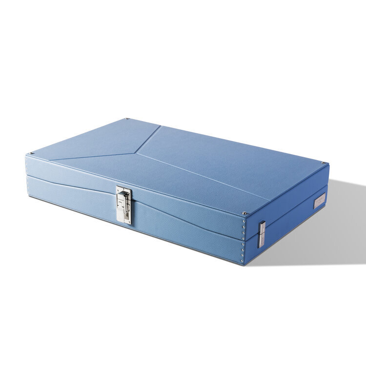 T.T. Trunks Backgammon Lather Box Sky (2021 Release)
