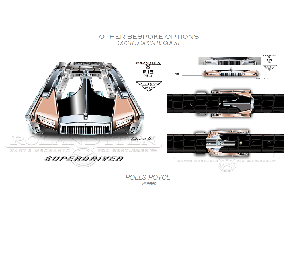 Roland Iten R18 Superdriver Bespoke Aston Martin Inspired