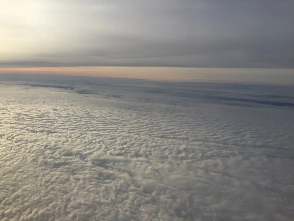 Dusky cloud cover over Oklahoma