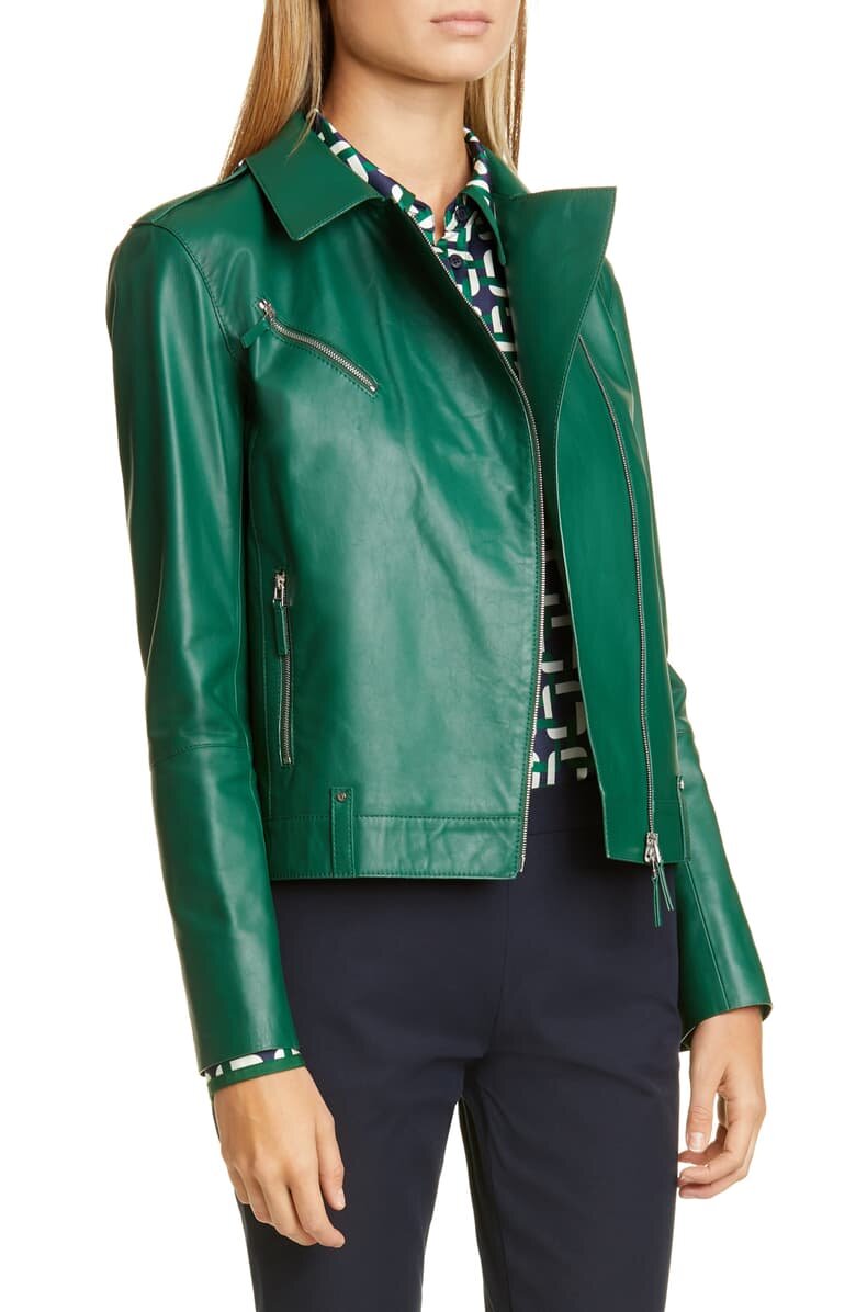 Green Leather Jacket