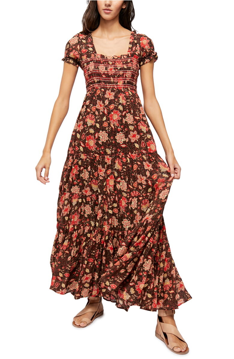 Feminine and functional. A floral maxi is all the things. 