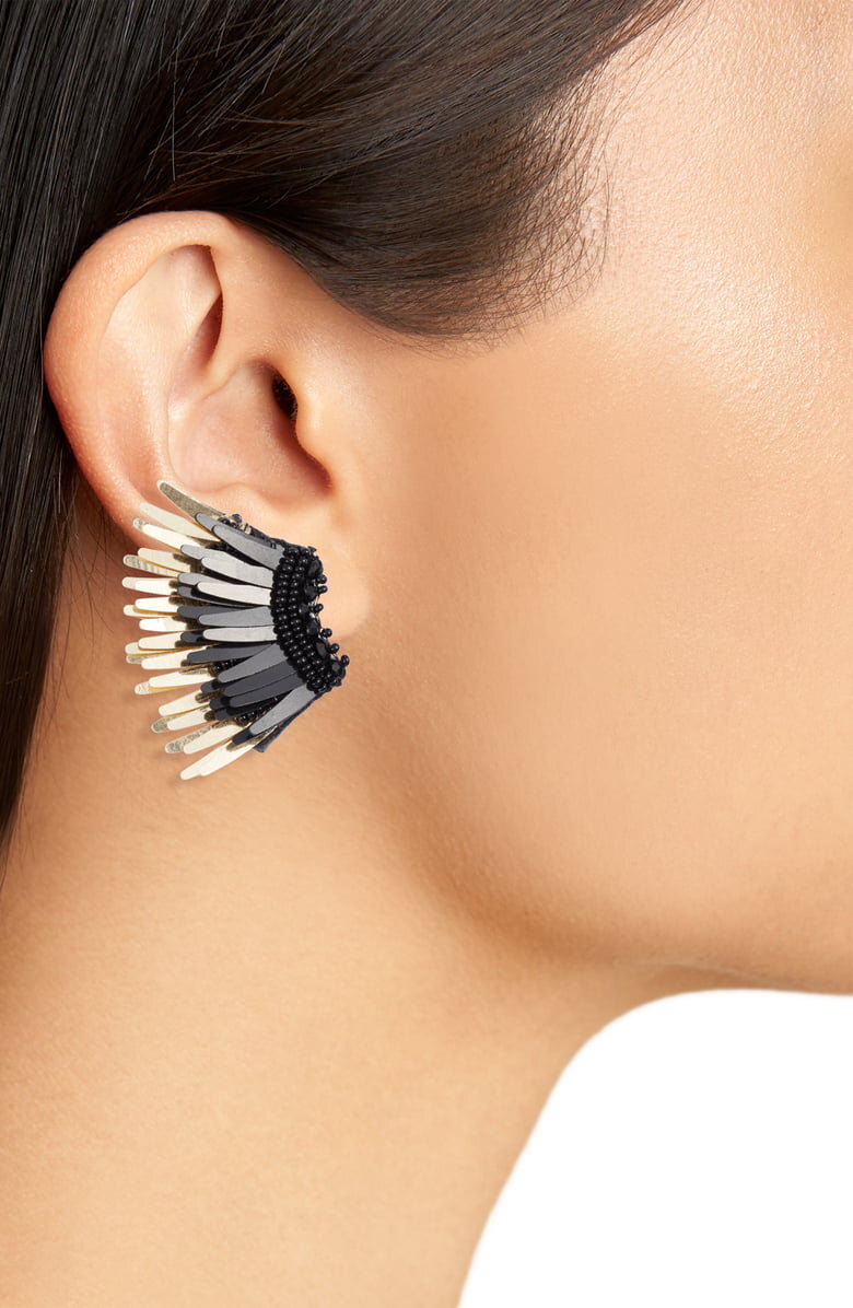 Available in a zillion colors, these earrings will stay in your collection for the duration.