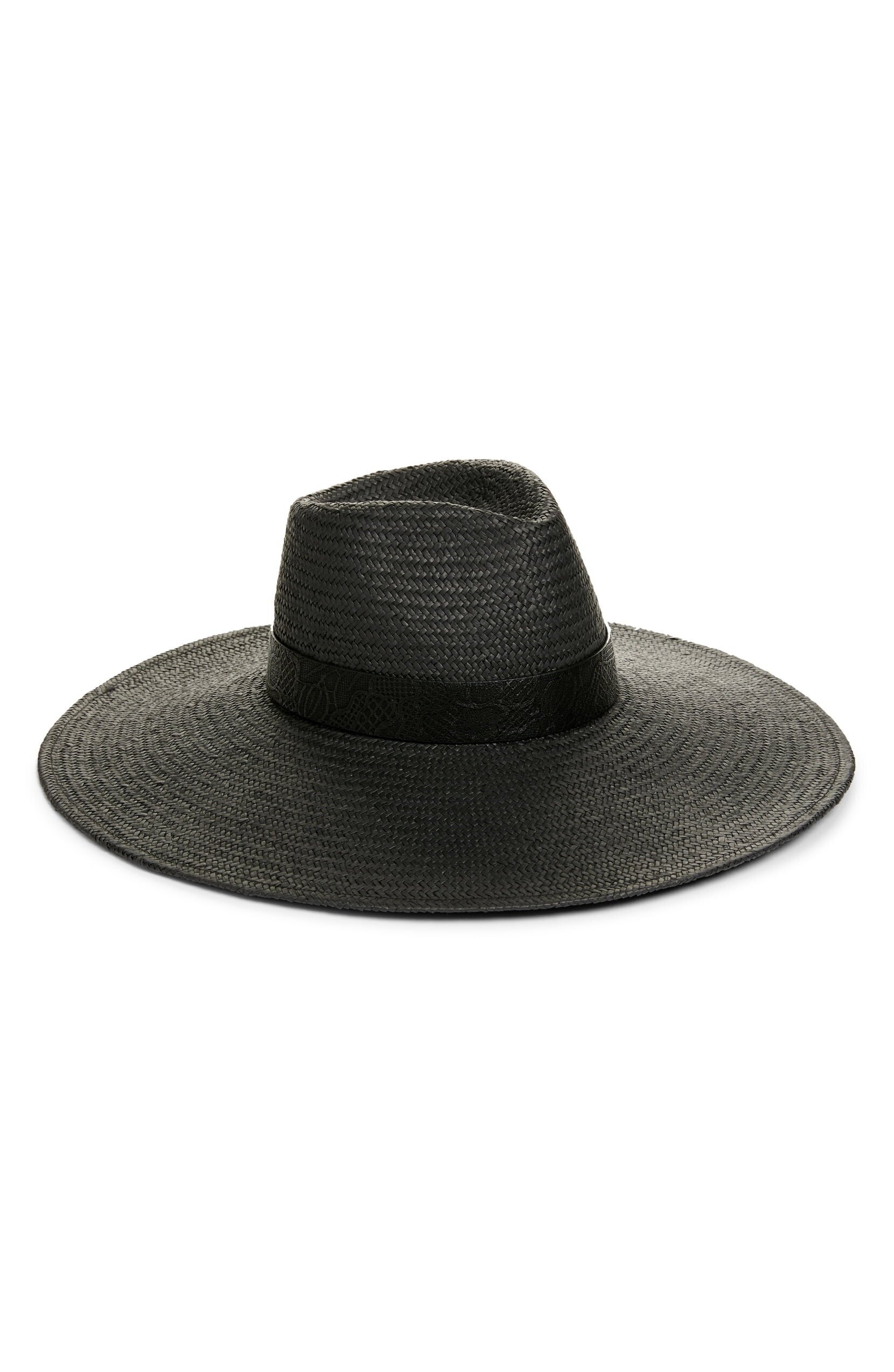 Wide Brim Straw Panama Hat