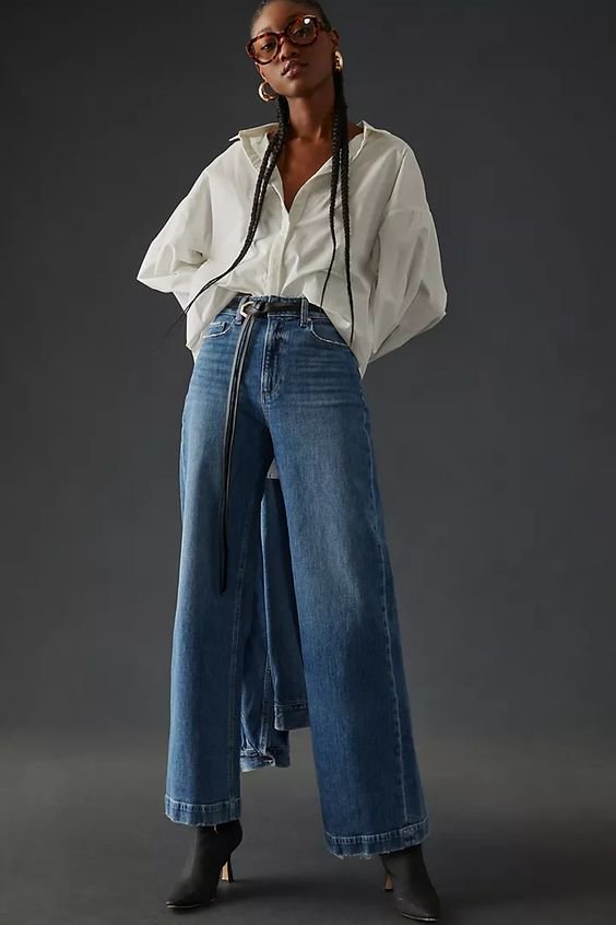 Jeans for rectangle body — Blog — Poplin Style Direction