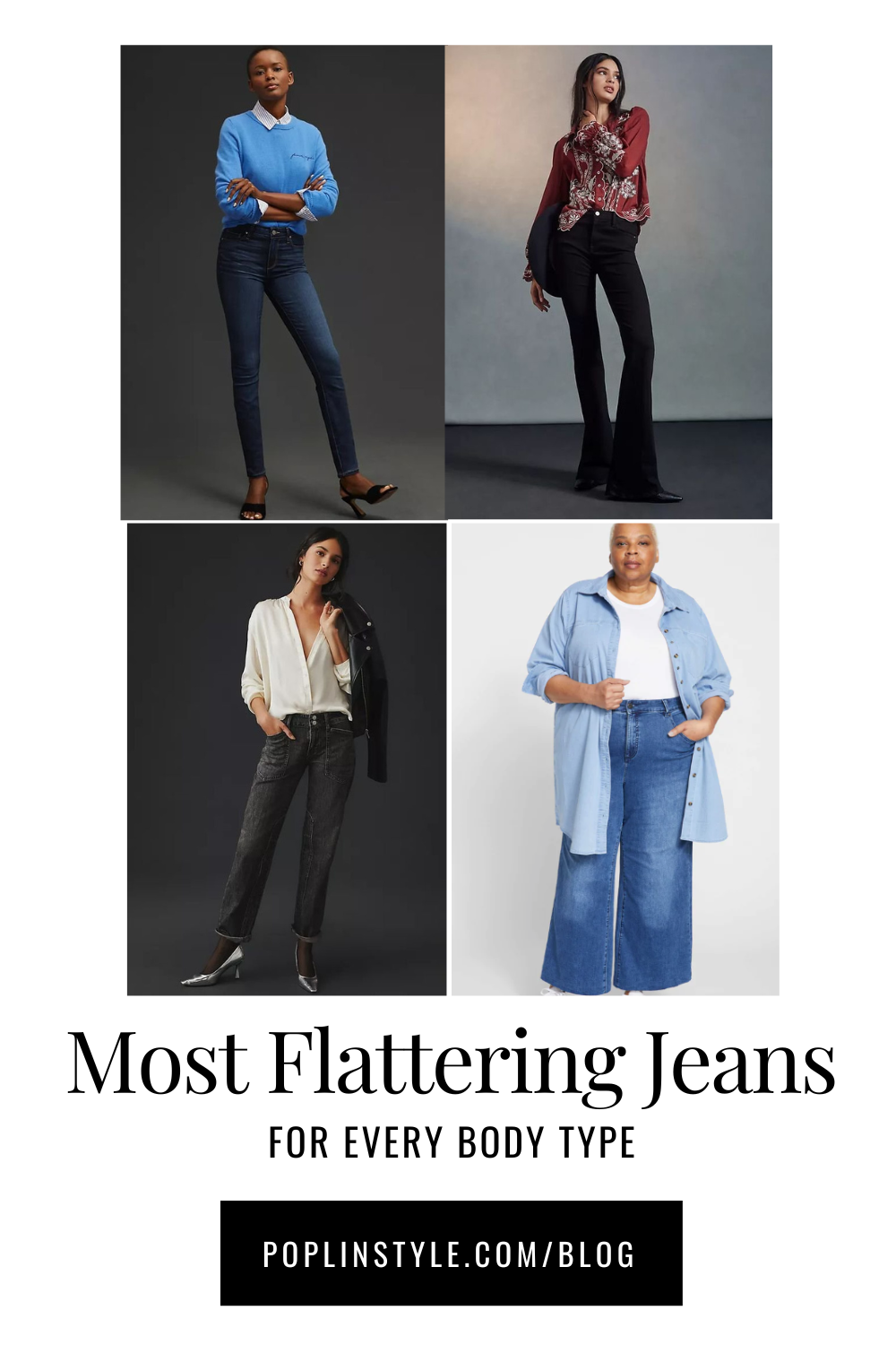 The Most Flattering Jeans for Your Body Type — Poplin Style Direction