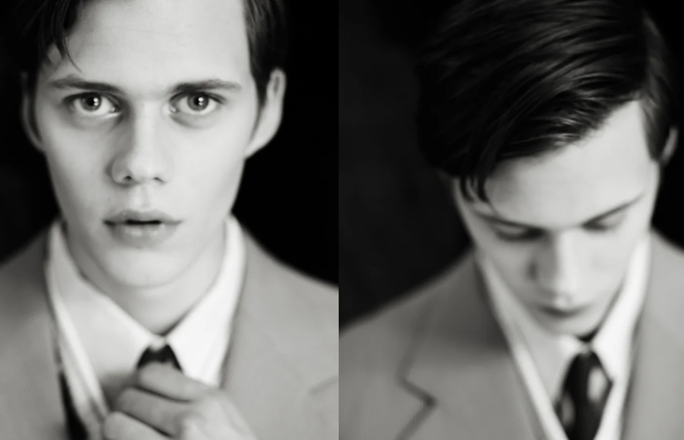 Actor Bill Skarsgård press images for the movie Simon och Ekarna