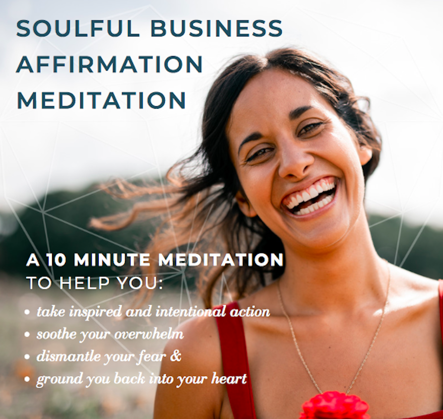 Soulful business meditation free Che Johnson