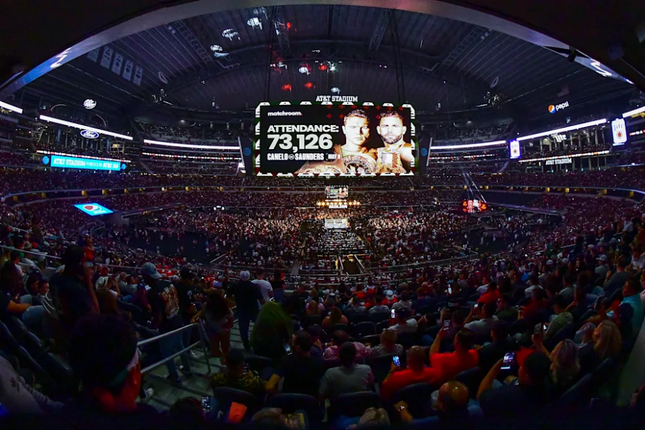 On May 8th, an indoor boxing event in Texas set a new U.S. boxing record with 74,000 fans present with no vaccine passports, no masks, no social distancing.