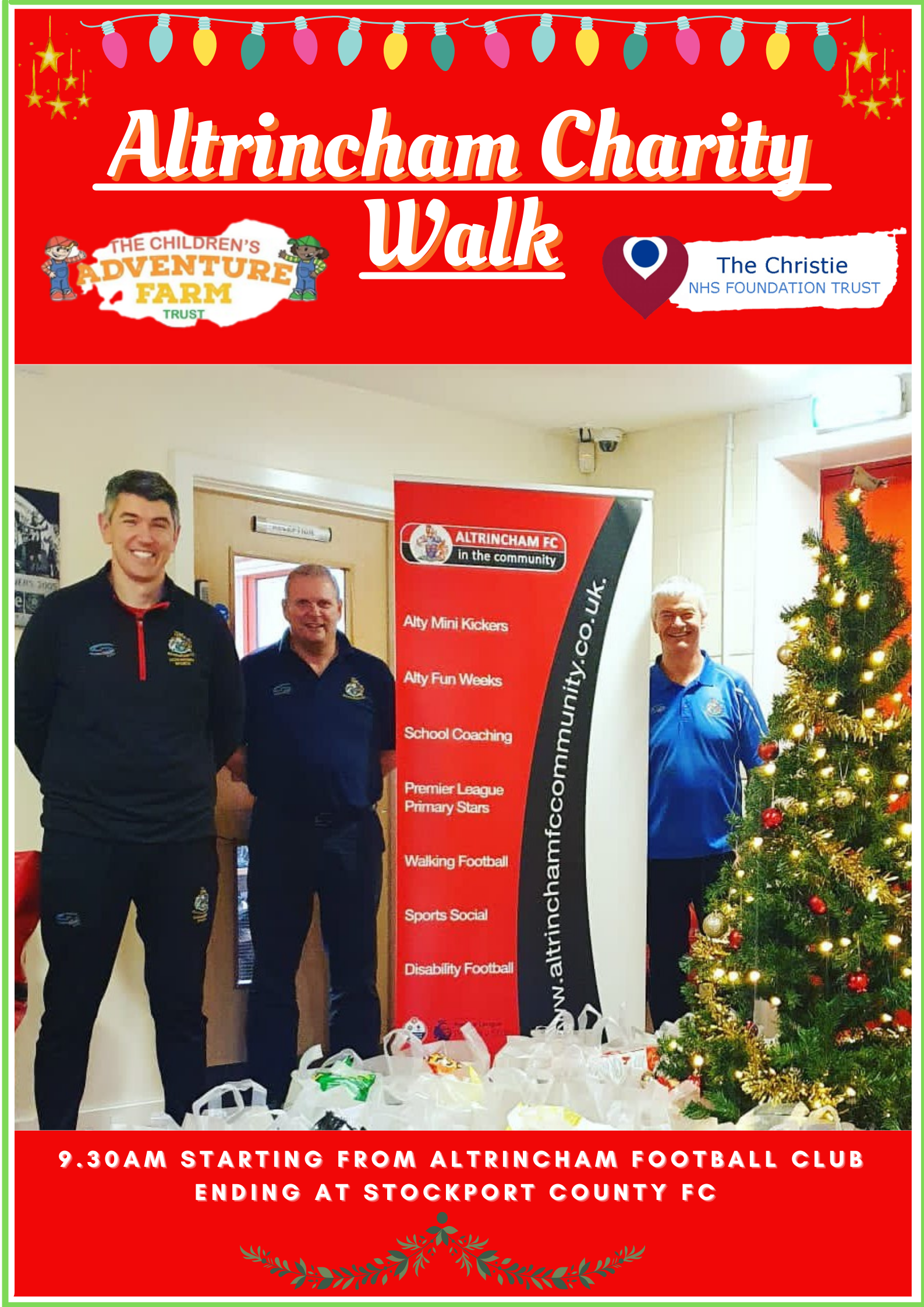 Sponsored Walk — Altrincham FC-CSH