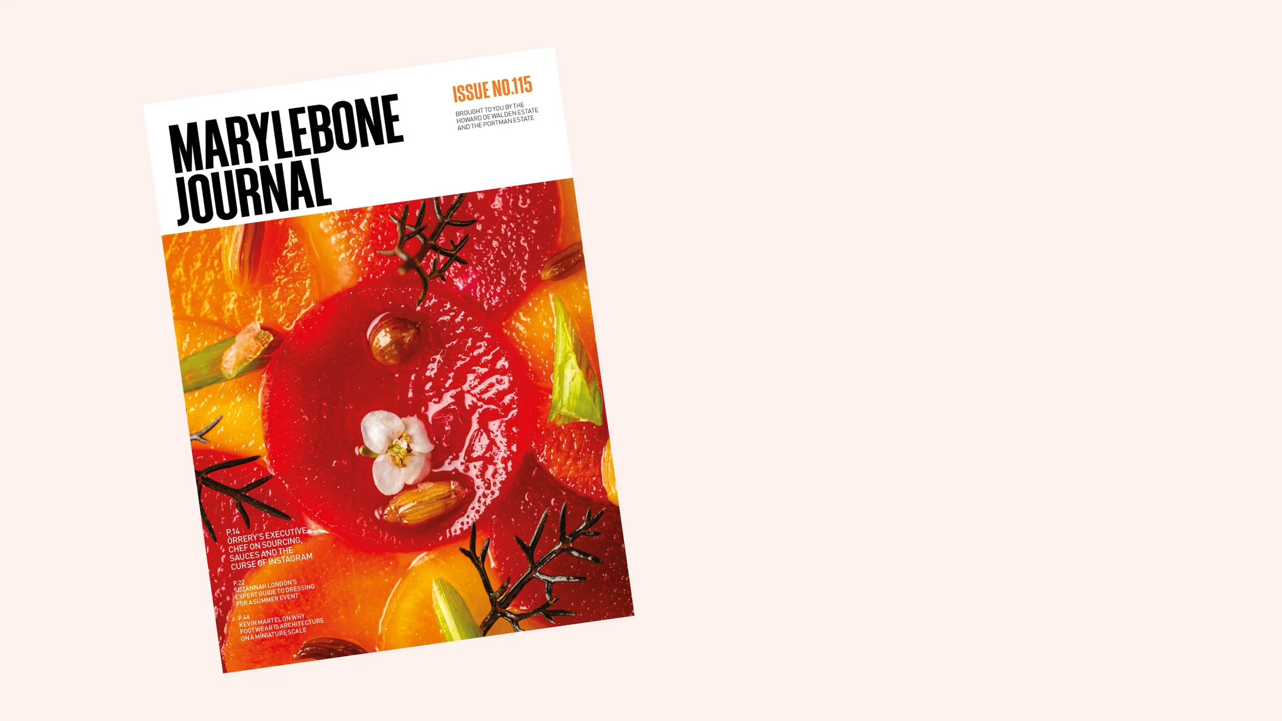 The front cover of Marylebone Journal issue 115