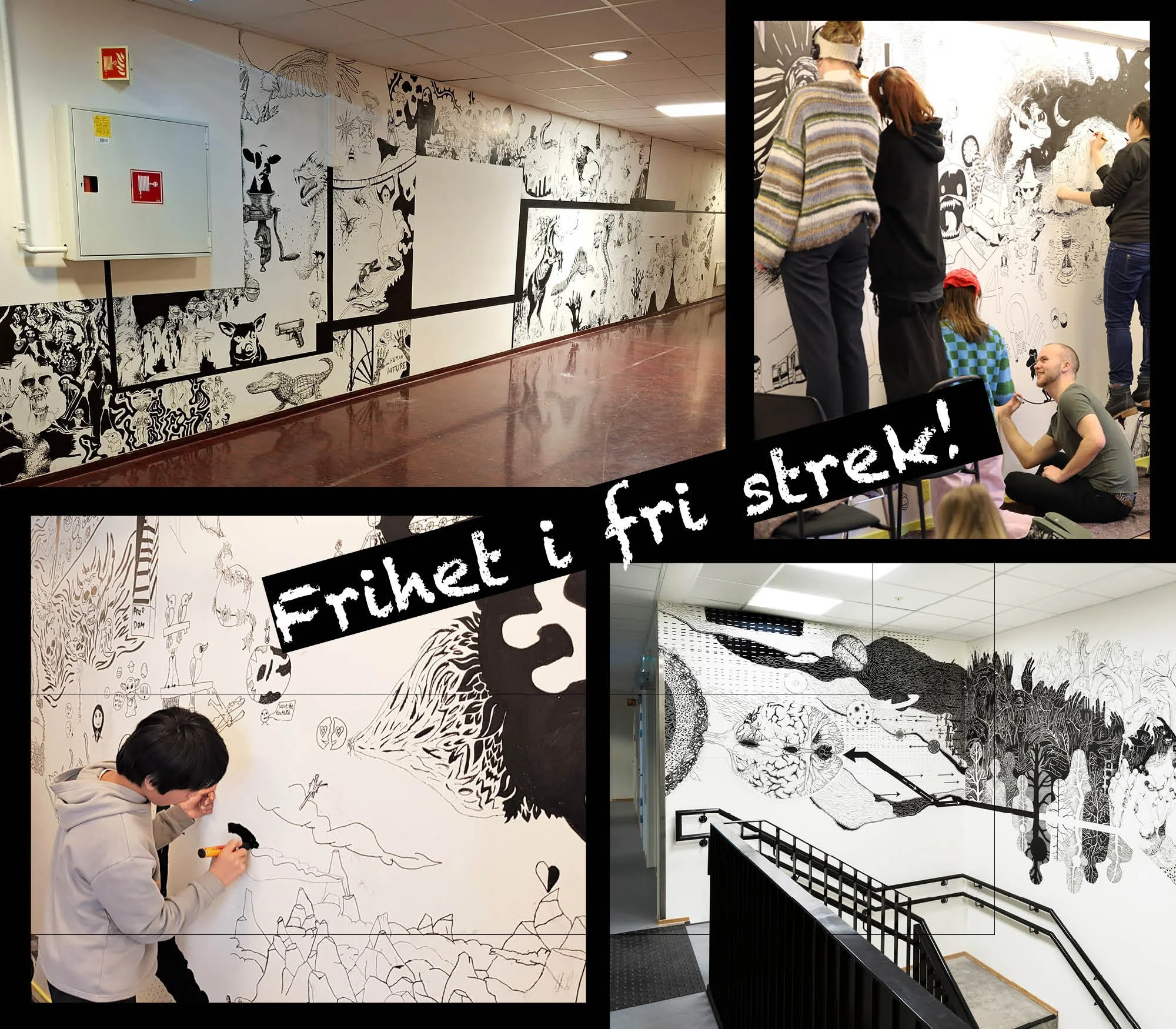 Prosjekt "Frihet i fri strek" - en tegnestafett!