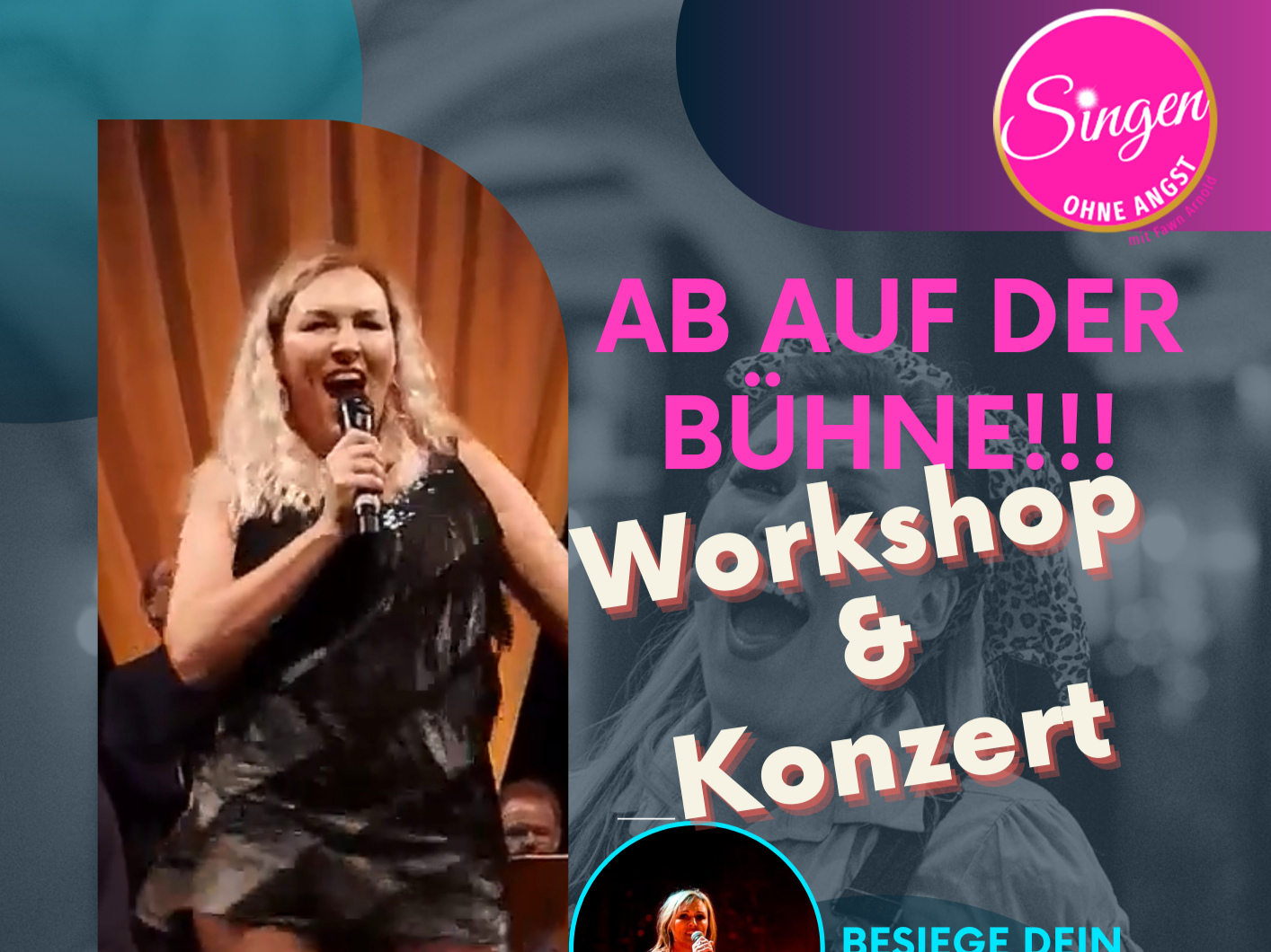 Ab auf der Bühne Workshop und Konzert