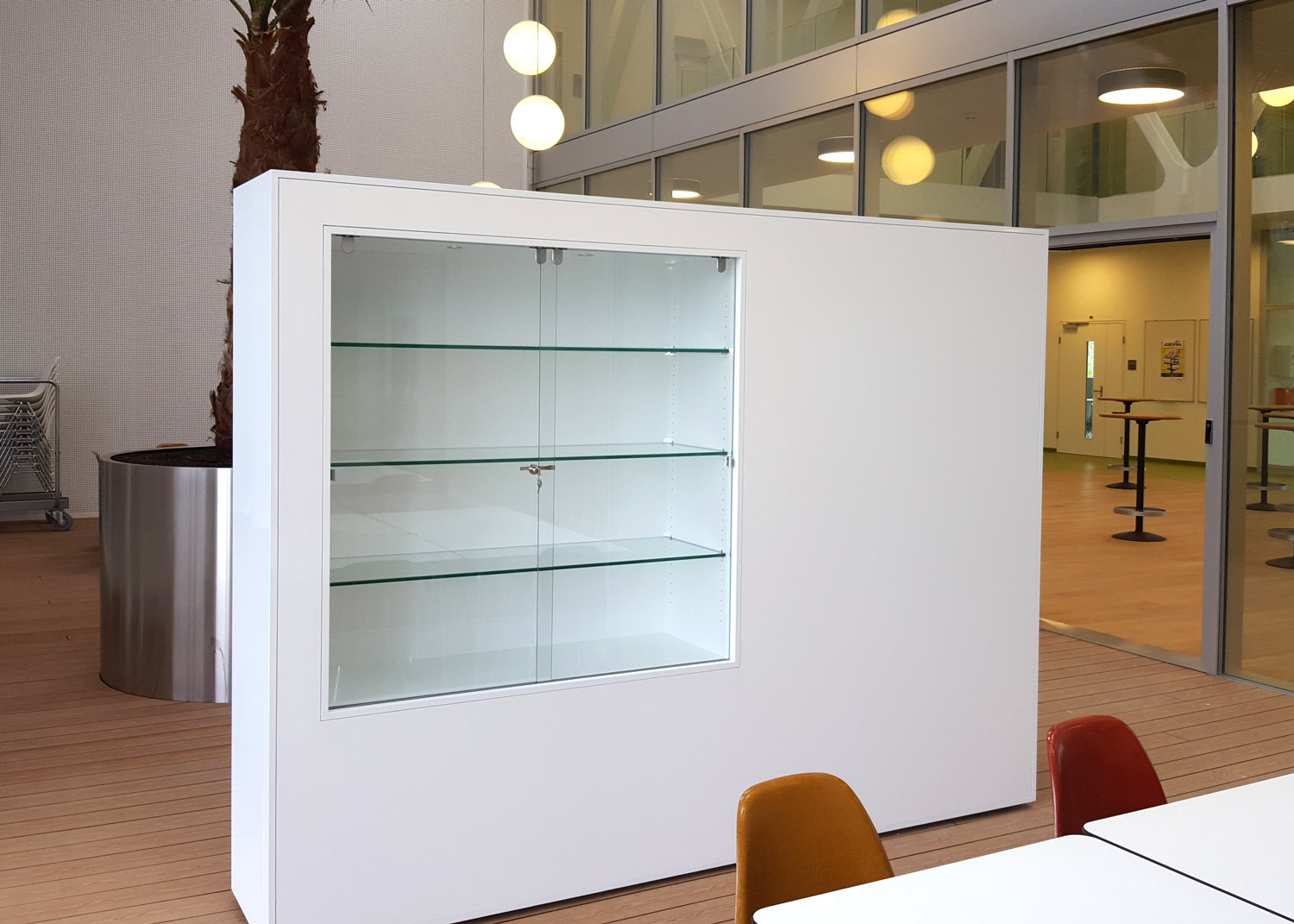 Vitrine laqué blanc