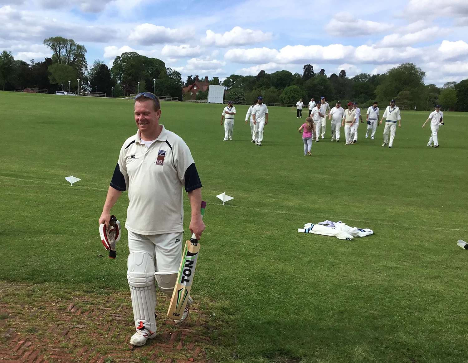 Phill Holland having scored 63 against Sheffield Uni Staff 13th May
